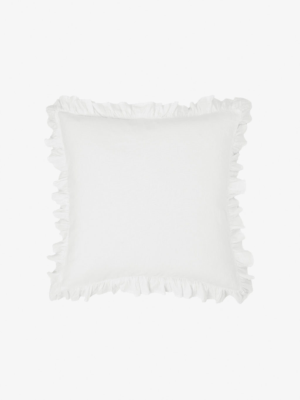 Vintage Ruffle White European Pillowcase
