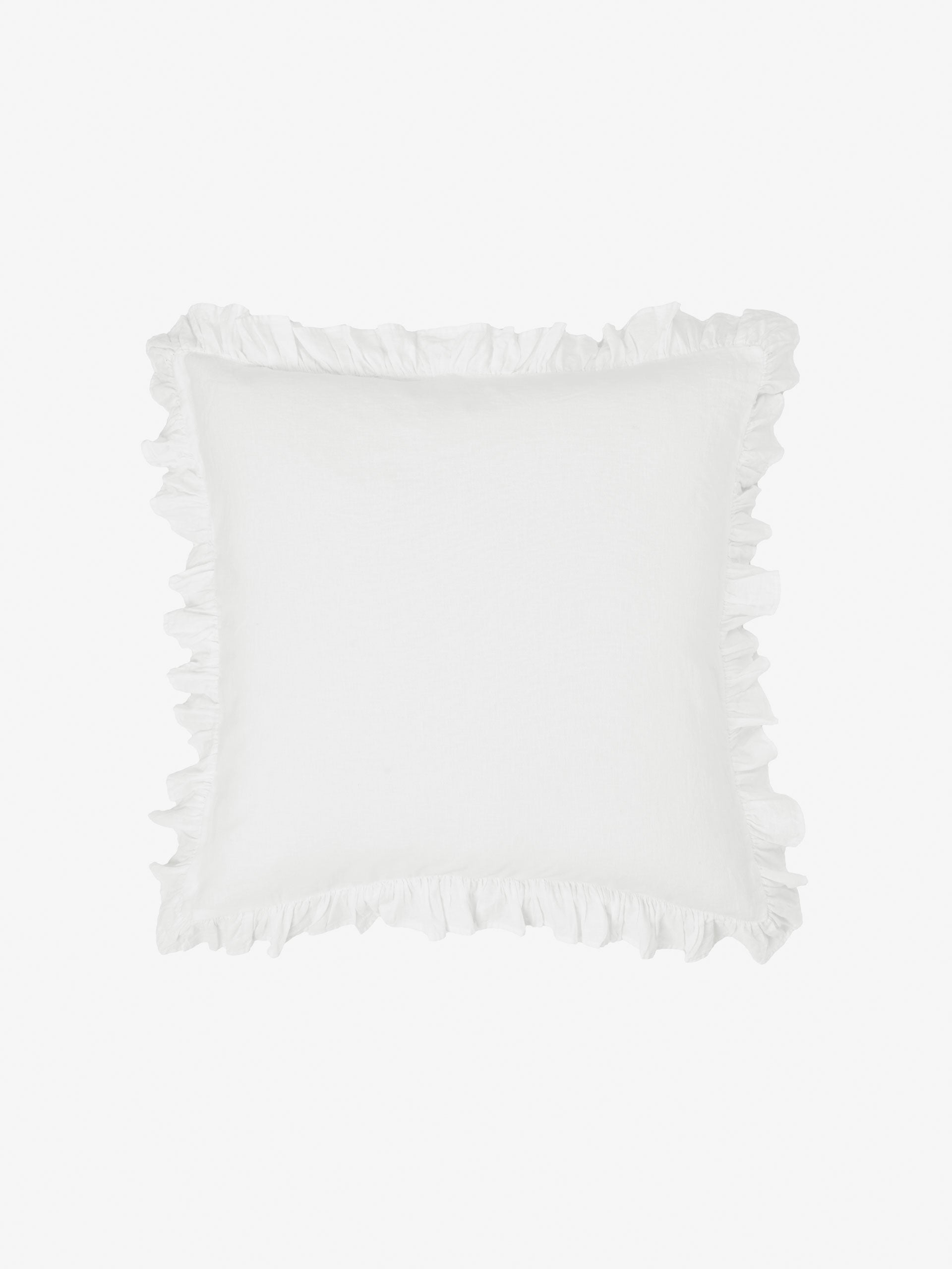 Vintage Ruffle White European Pillowcase