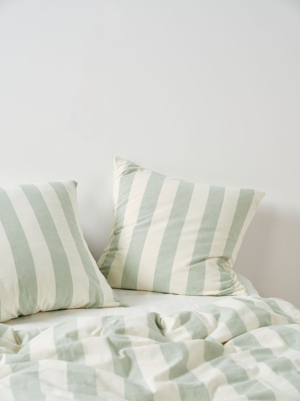 Vintage Stripe Jade European Pillowcase