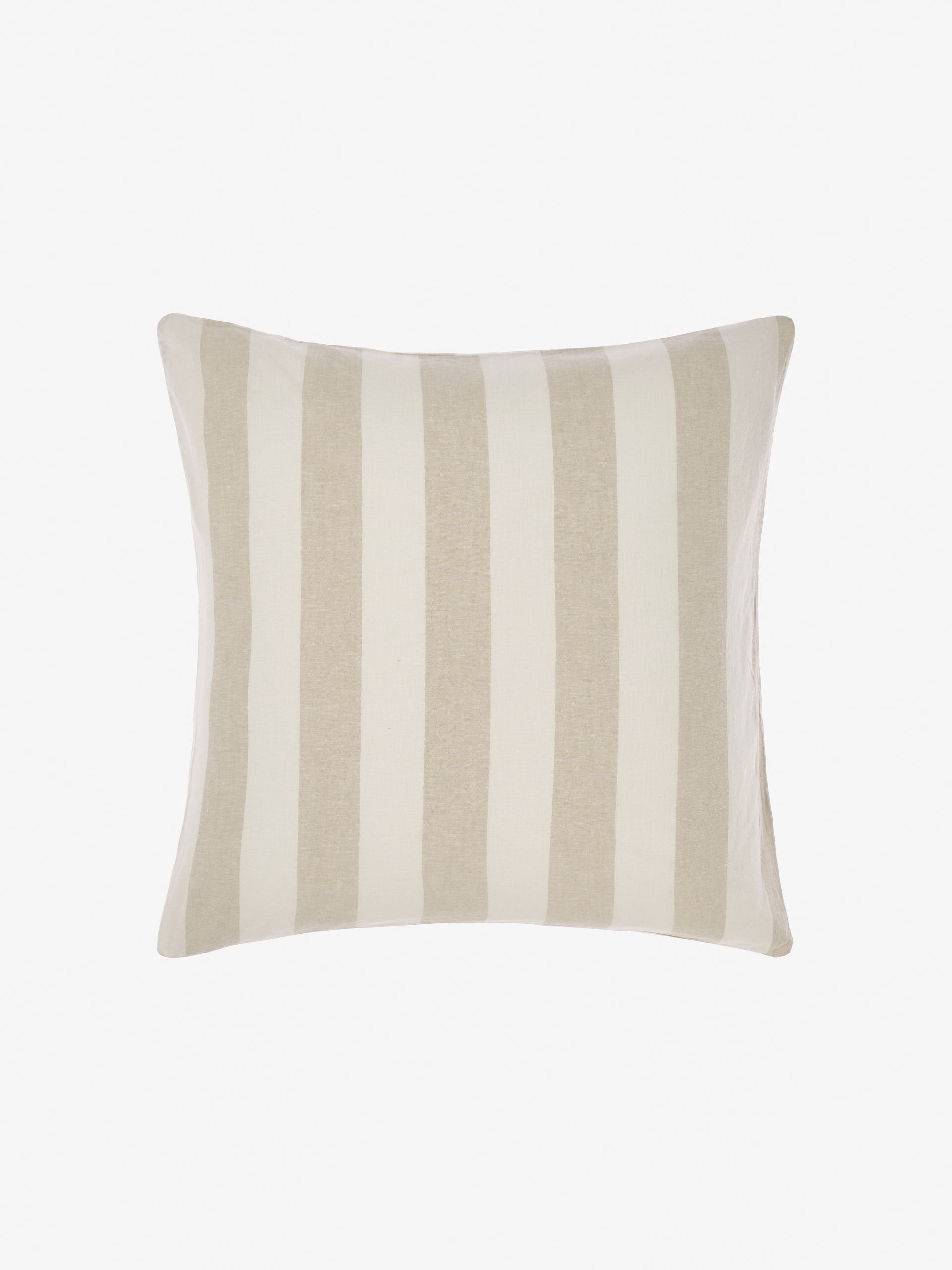 Vintage Stripe Natural European Pillowcase