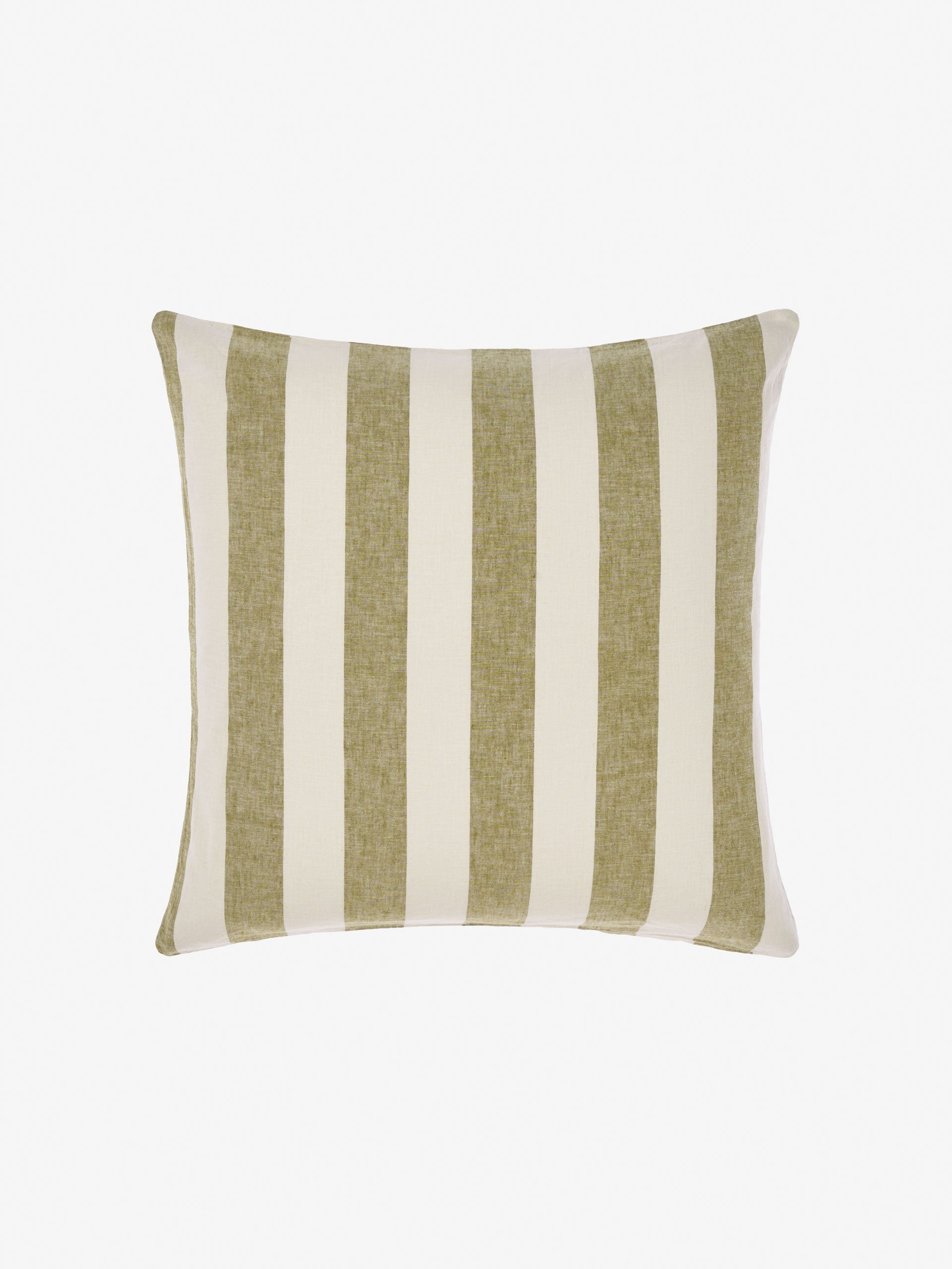 Vintage Stripe Pesto European Pillowcase