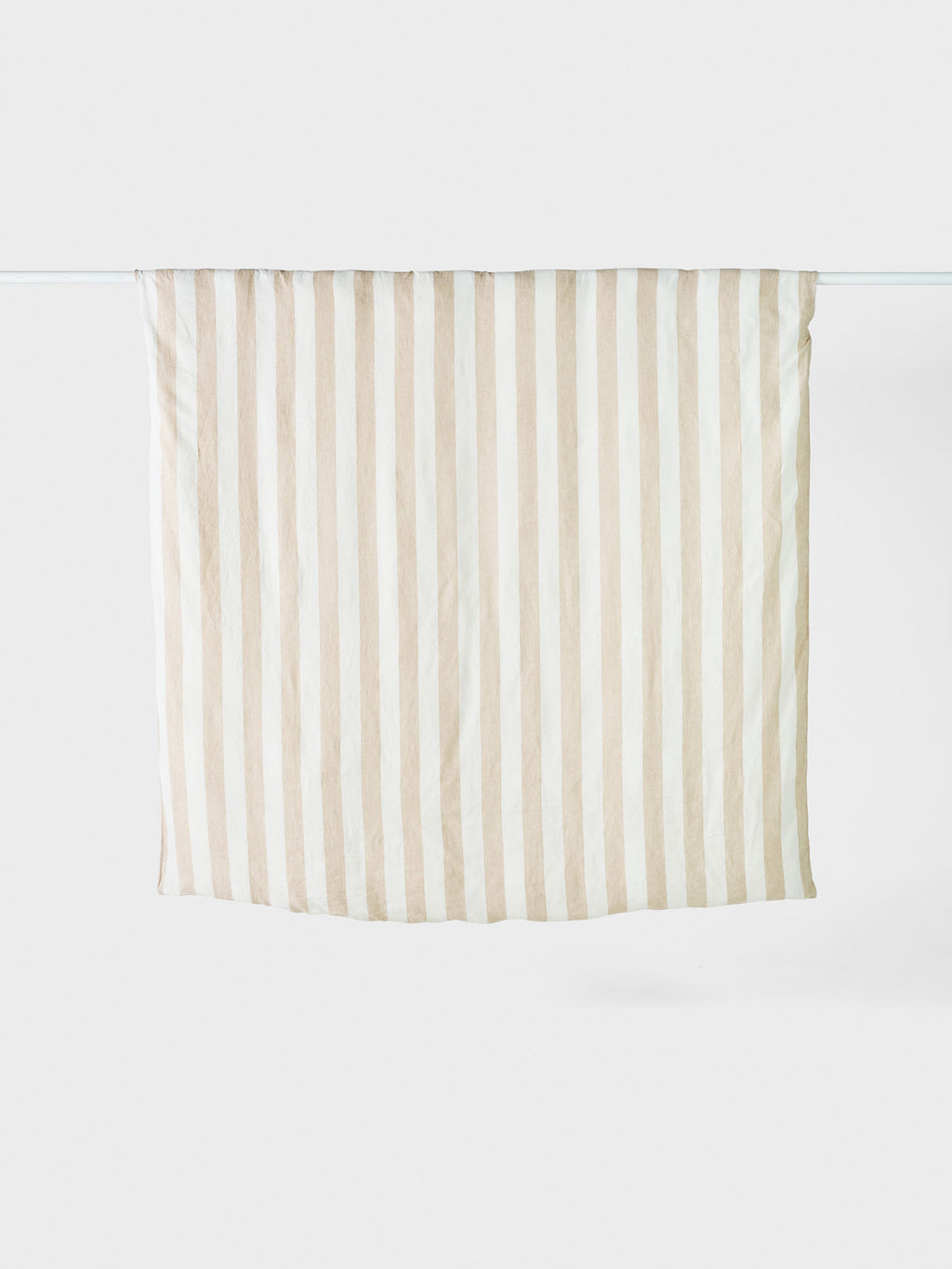 Vintage Stripe Natural Quilt Cover Set