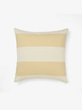 Vintage Wide Stripe Butter European Pillowcase