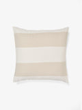Vintage Wide Stripe Natural European Pillowcase