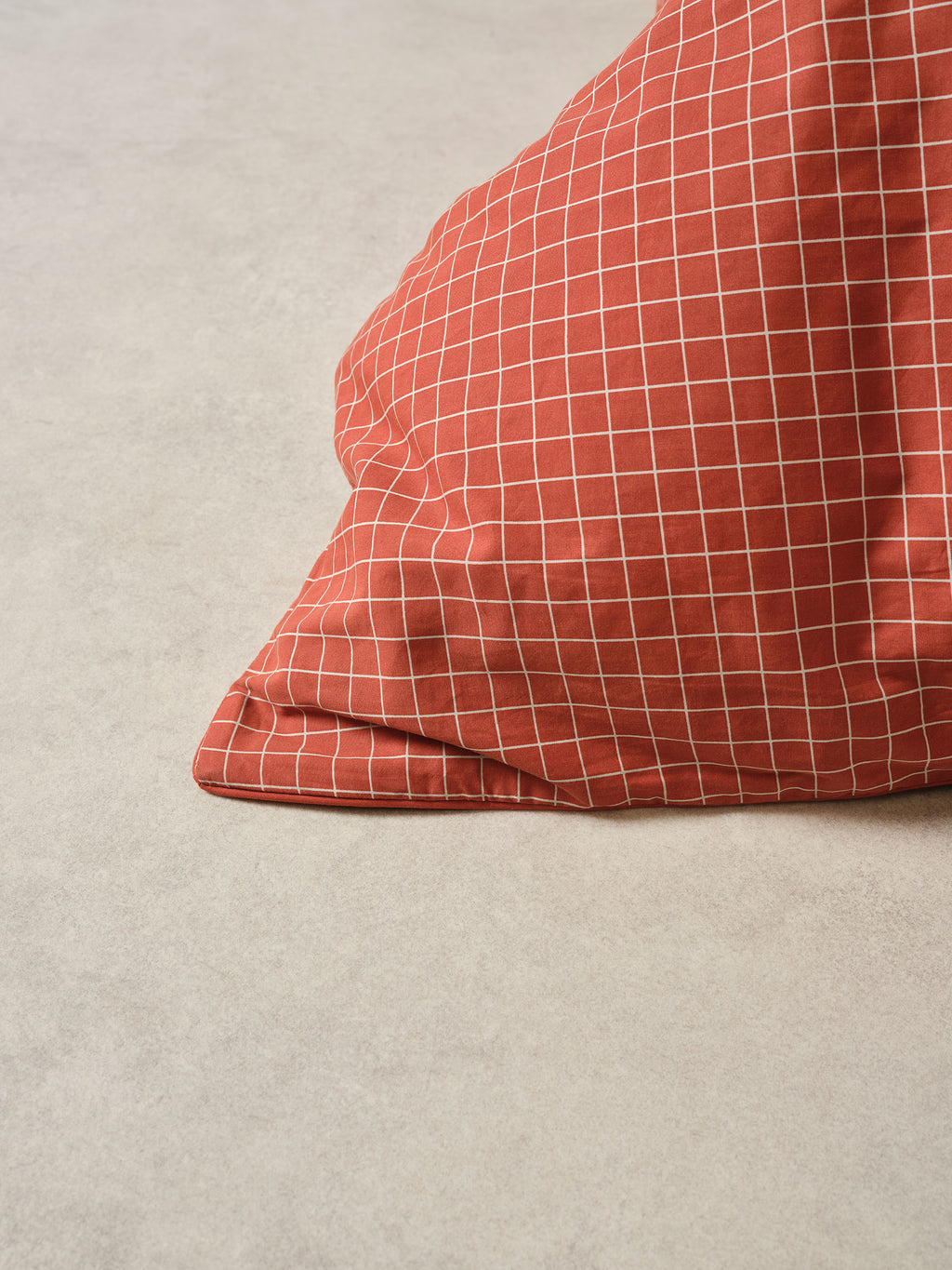 Volley Check Chilli Quilt Cover Set
