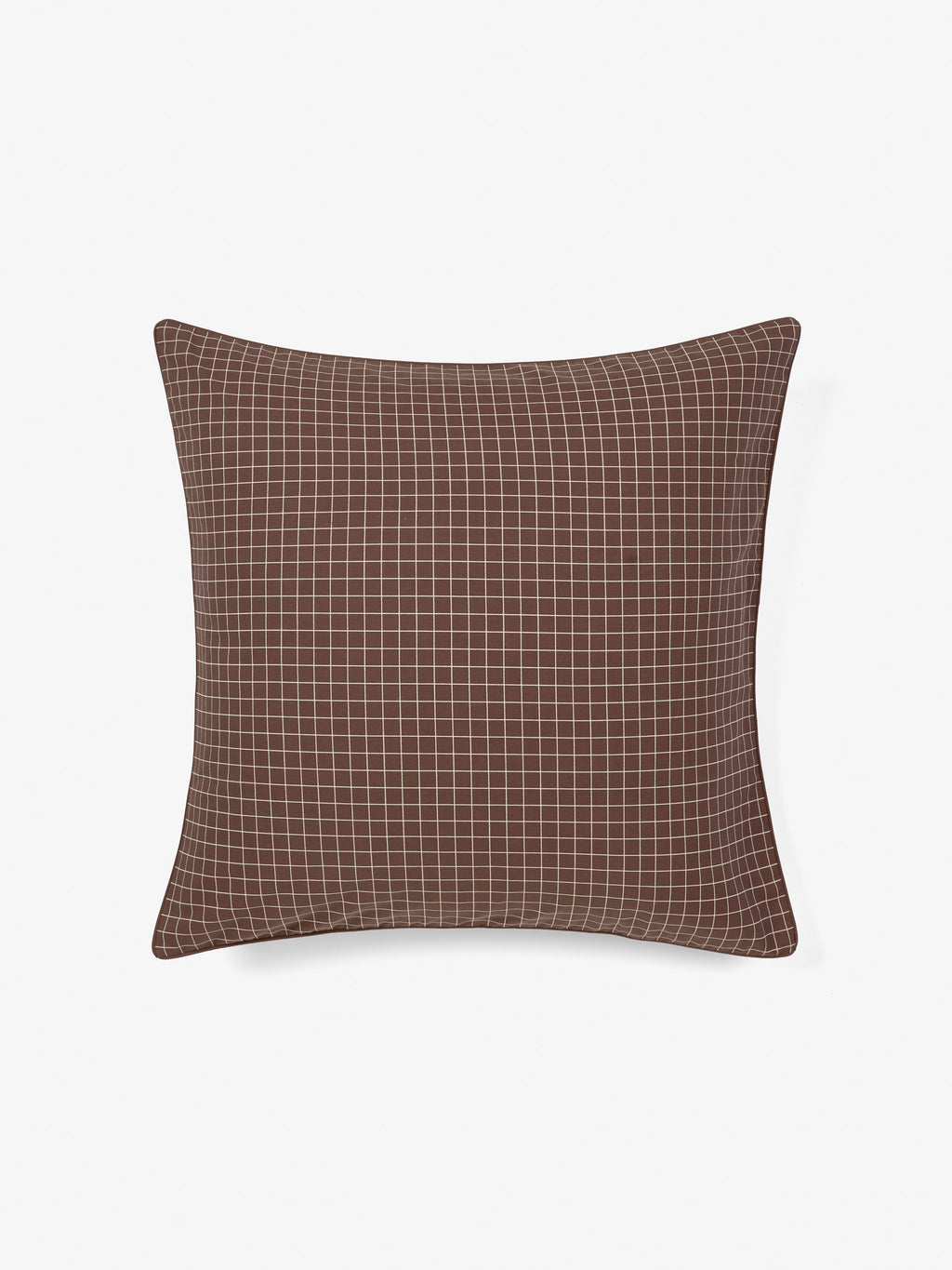 Volley Check Chocolate European Pillowcase