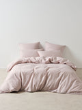 Volley Check Orchid Quilt Cover Set