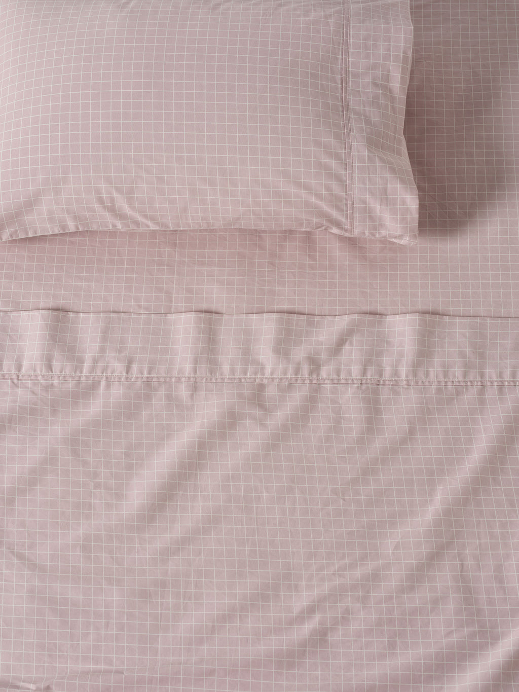 Volley Check Orchid Sheet Set
