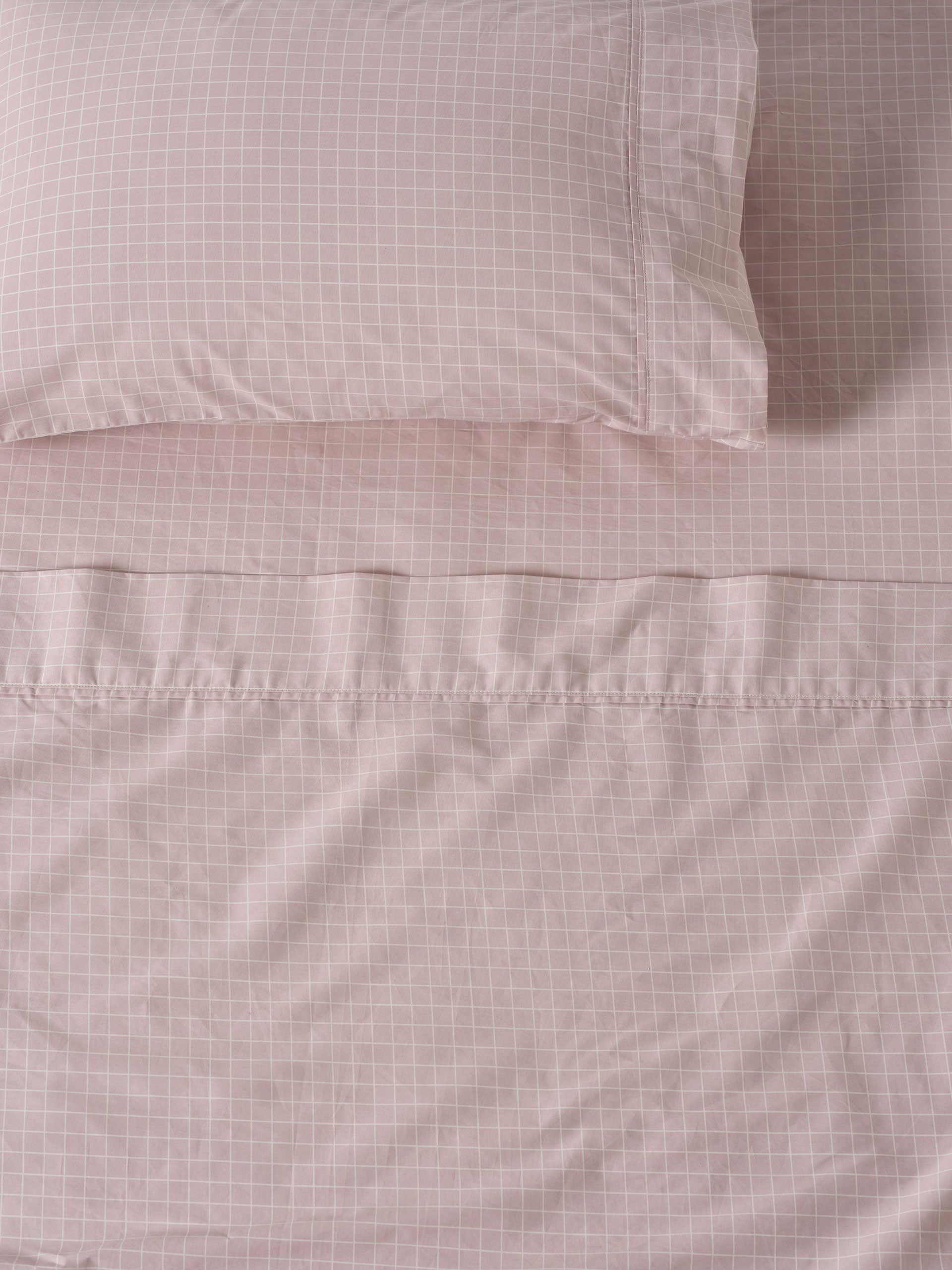 Volley Check Orchid Sheet Set