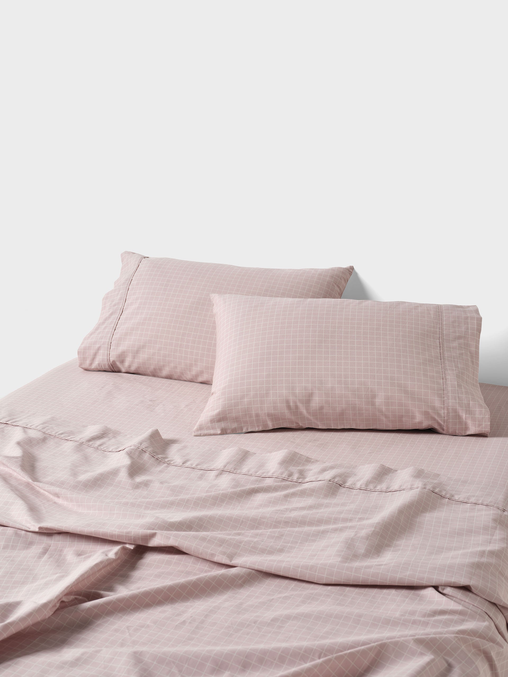 Volley Check Orchid Sheet Set