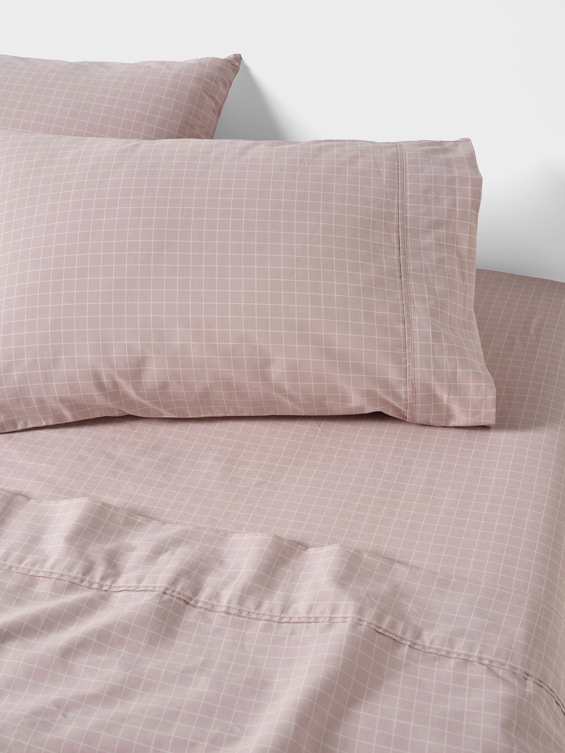 Volley Check Orchid Sheet Set
