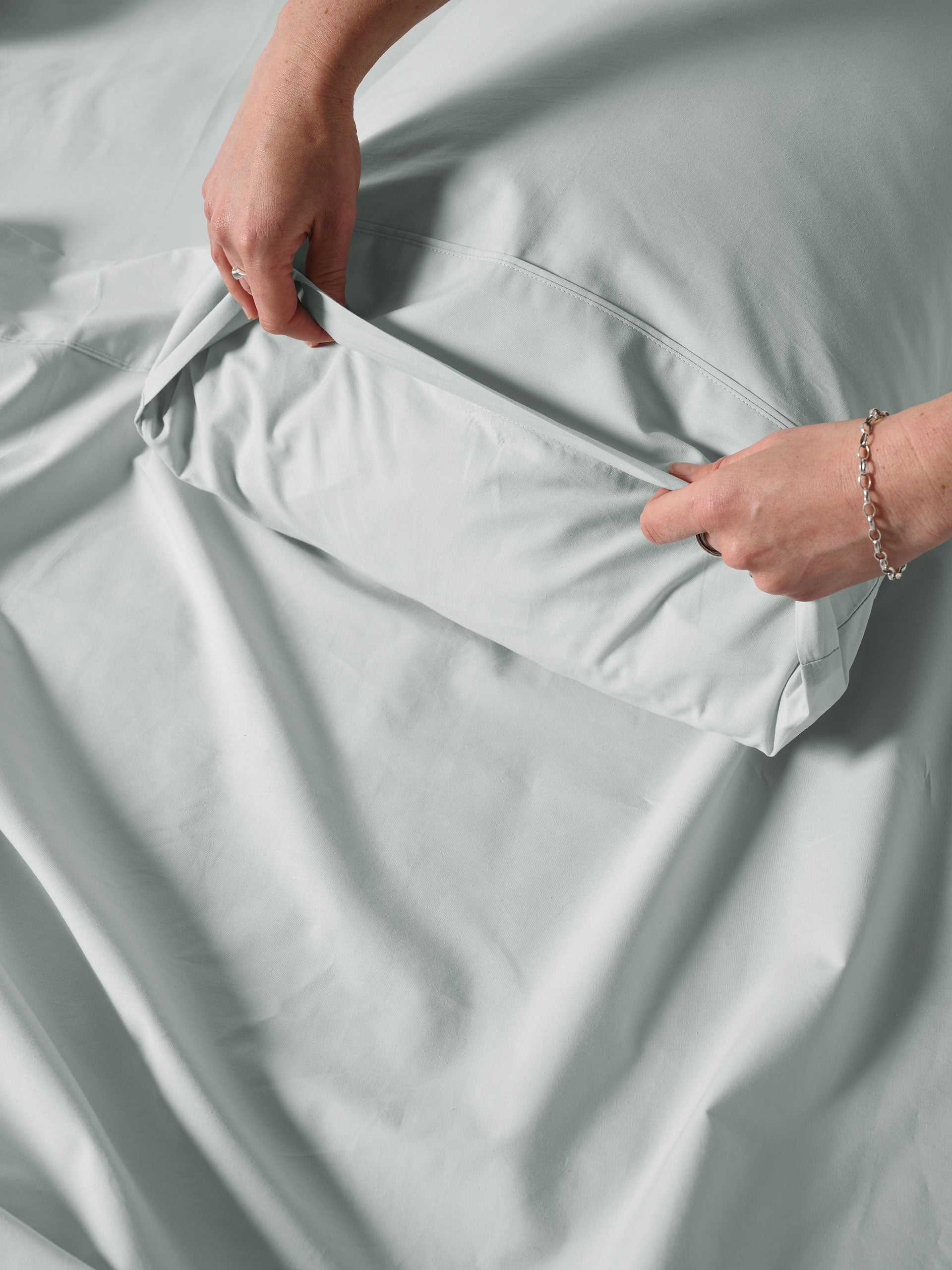 Winton Pale Blue Sheet Set