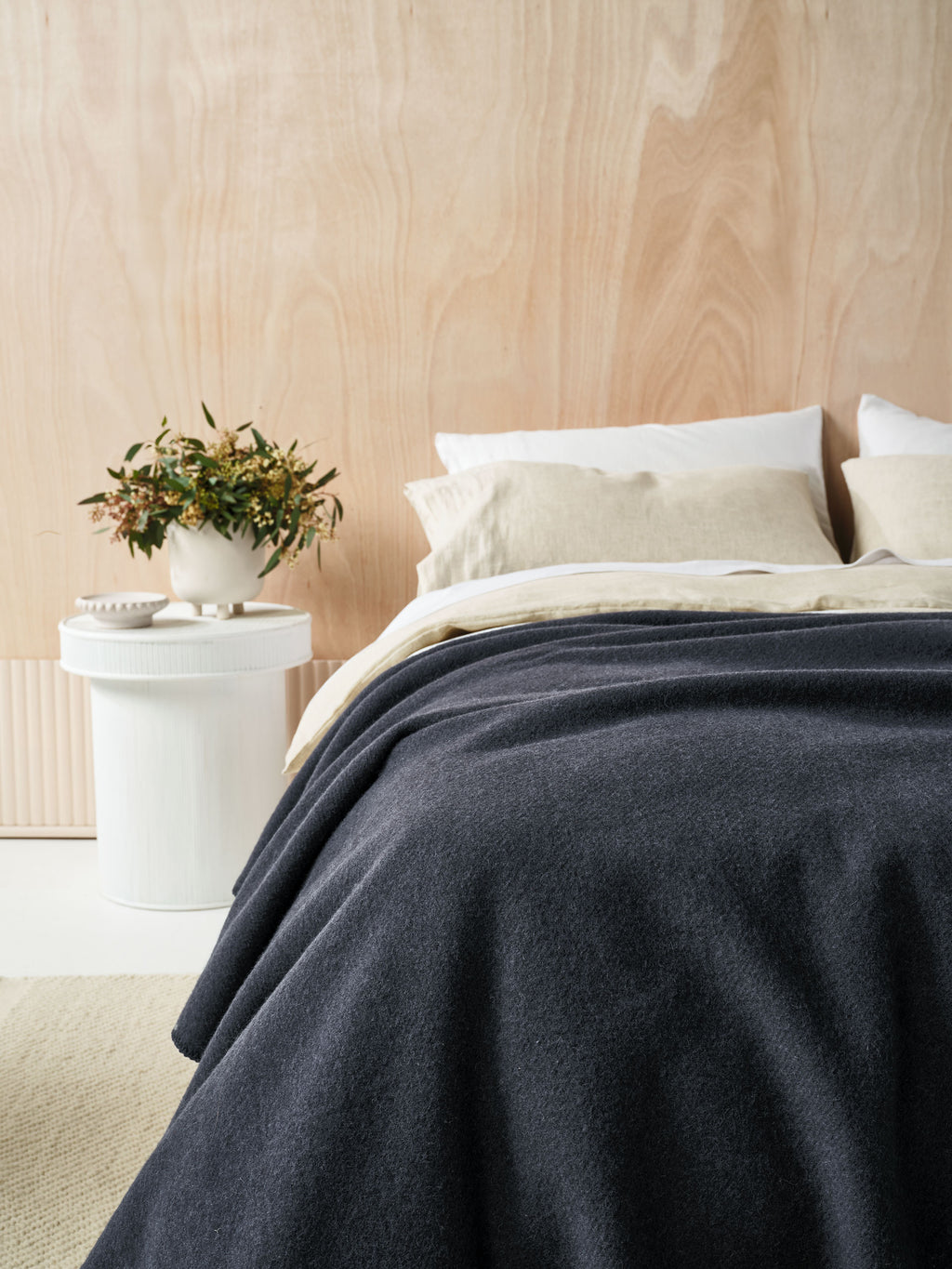 Wool Indigo Blanket