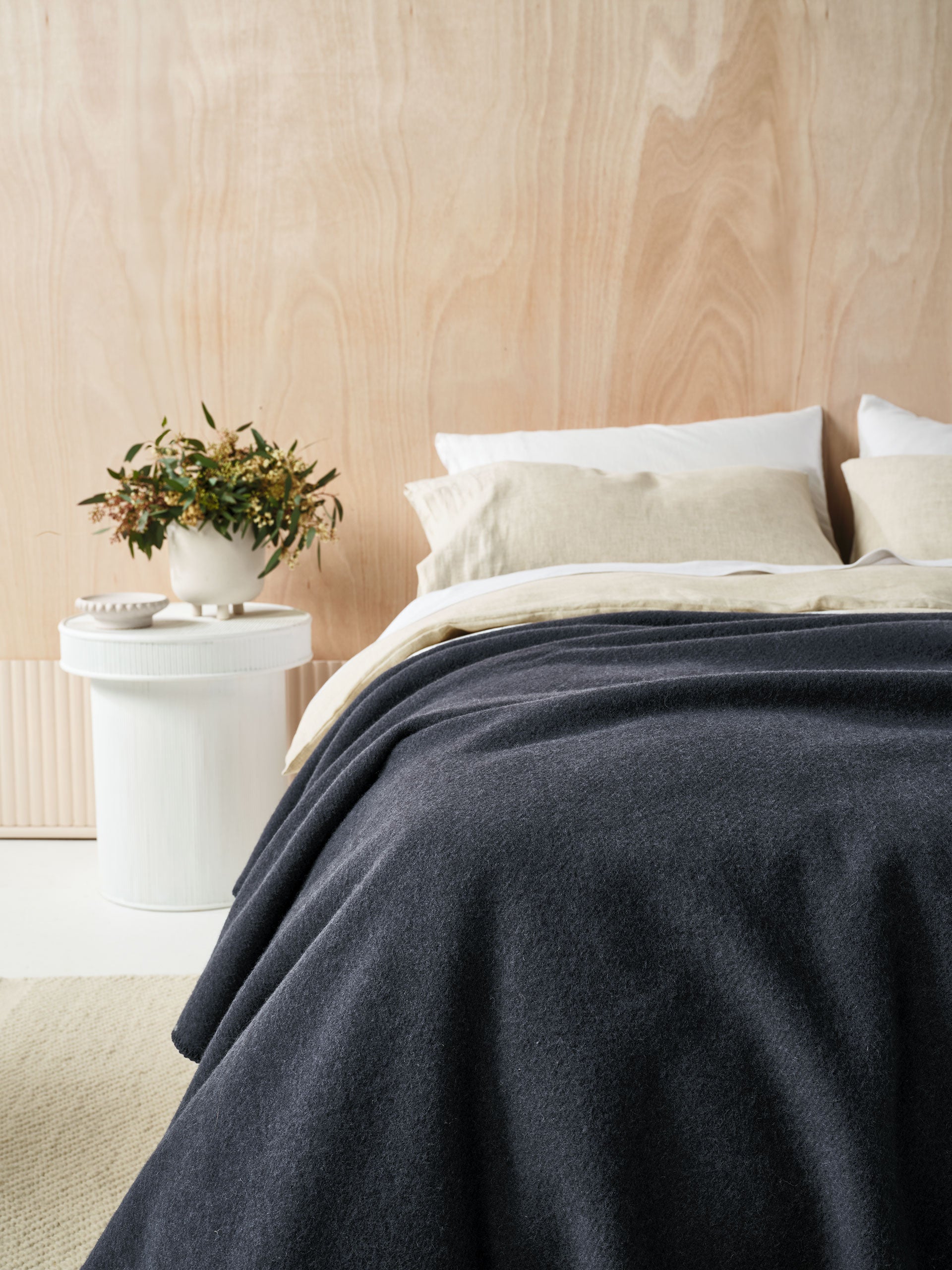 Wool Indigo Blanket