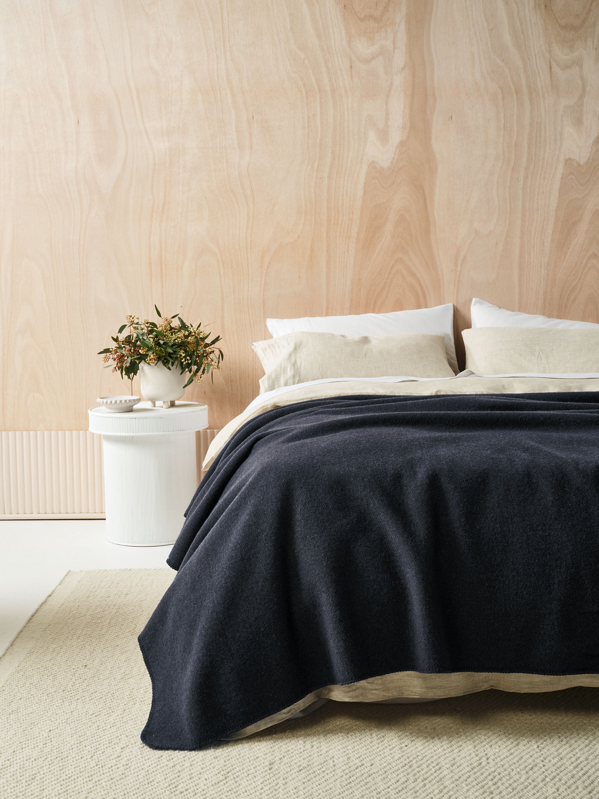 Wool Indigo Blanket