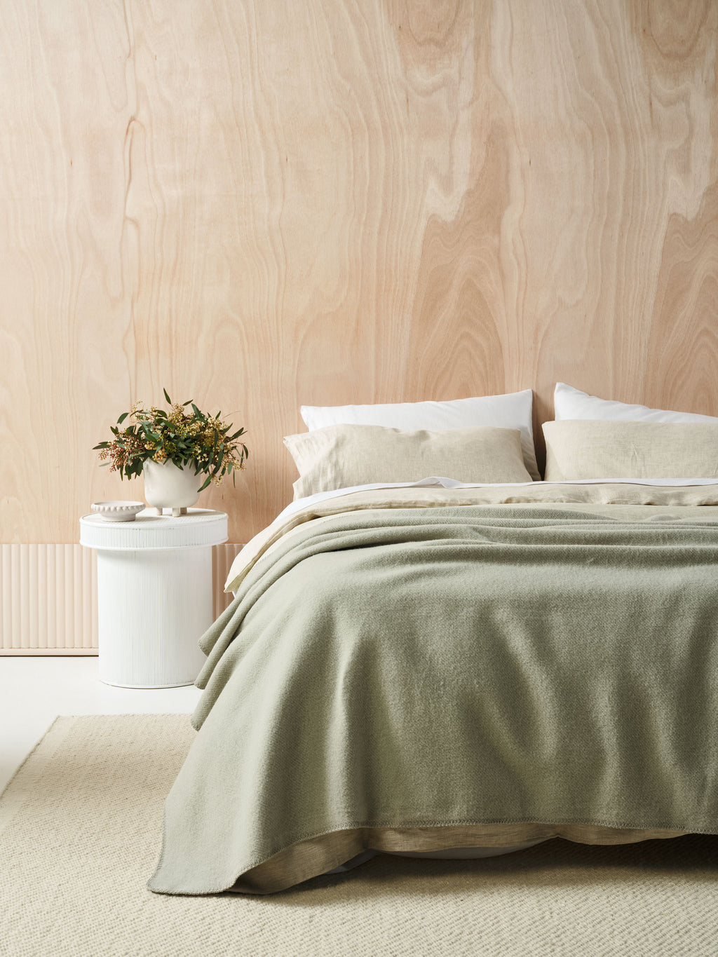 Wool Seafoam Blanket