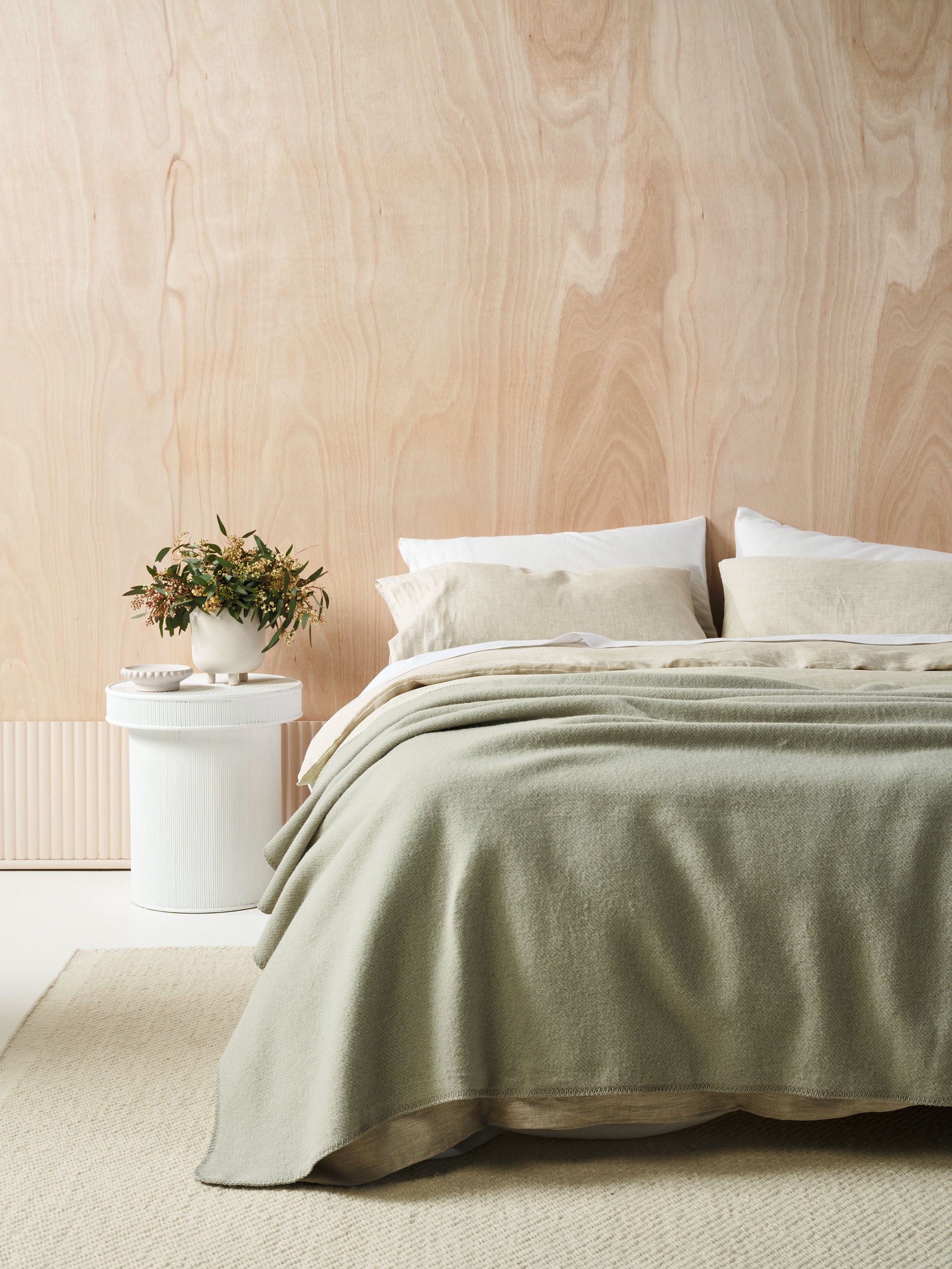 Wool Seafoam Blanket