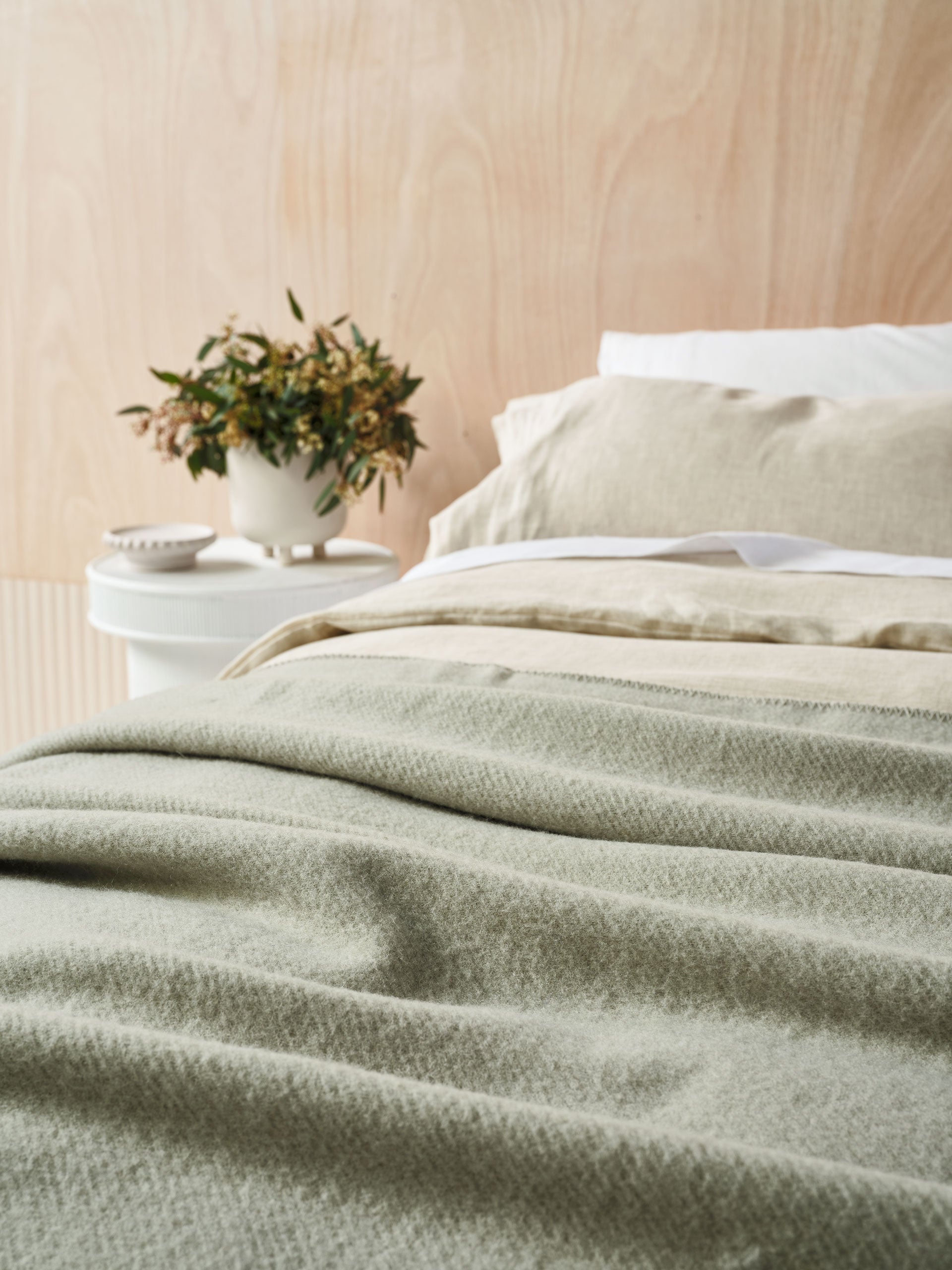 Wool Seafoam Blanket