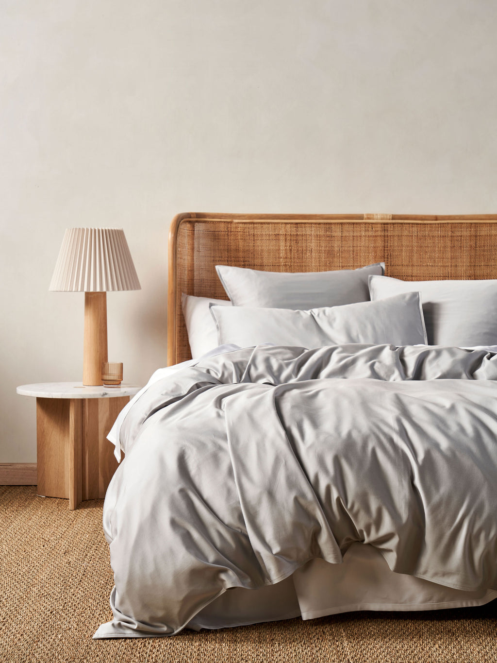 Haven Silver Quilt Cover Set