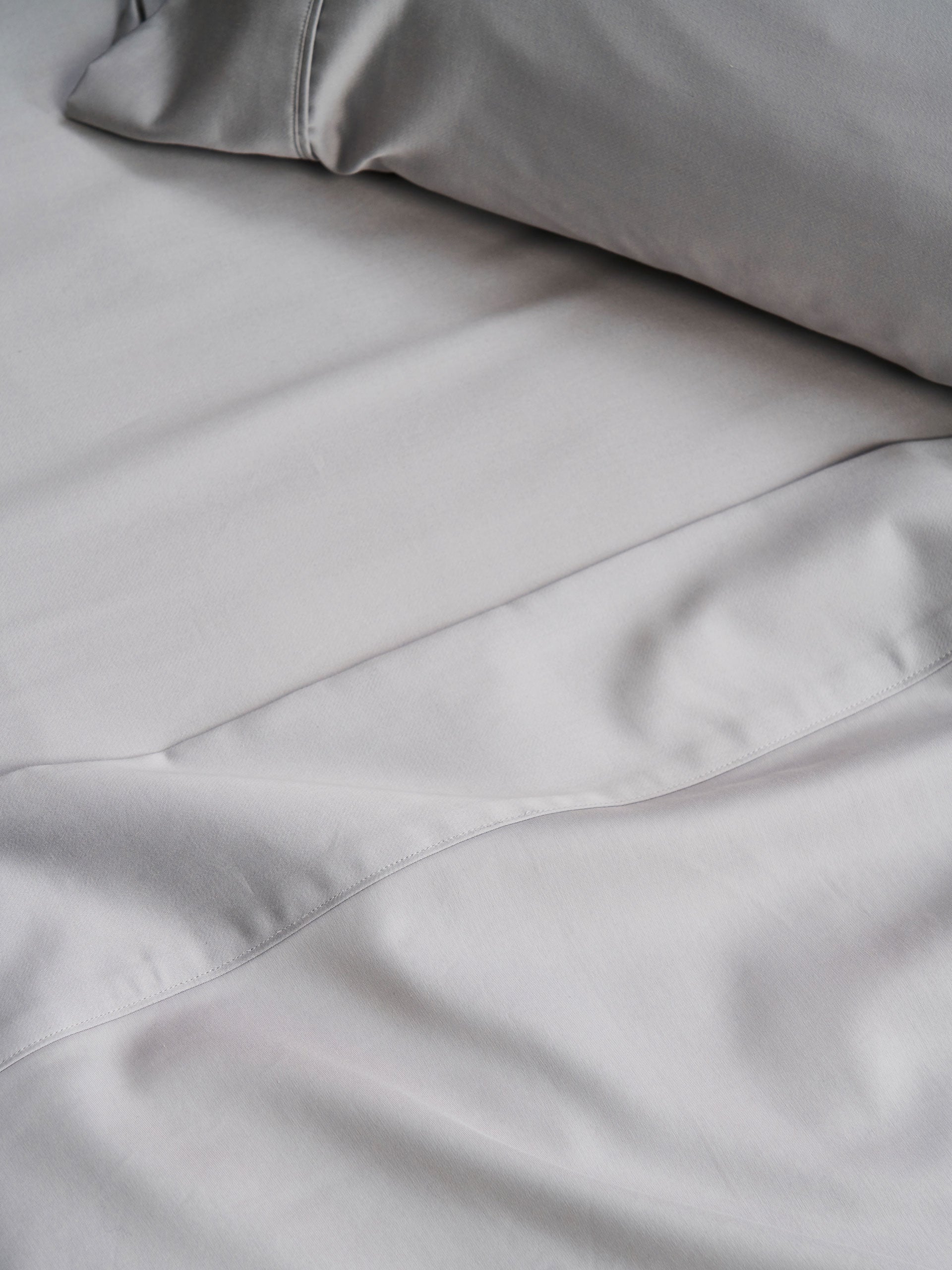 Haven Silver Fitted Sheet