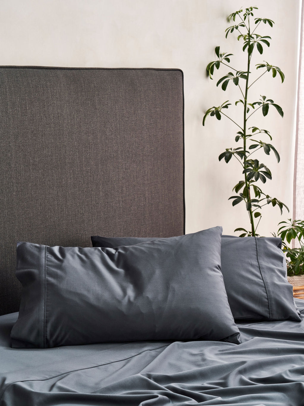 Haven Slate Standard Pillowcase