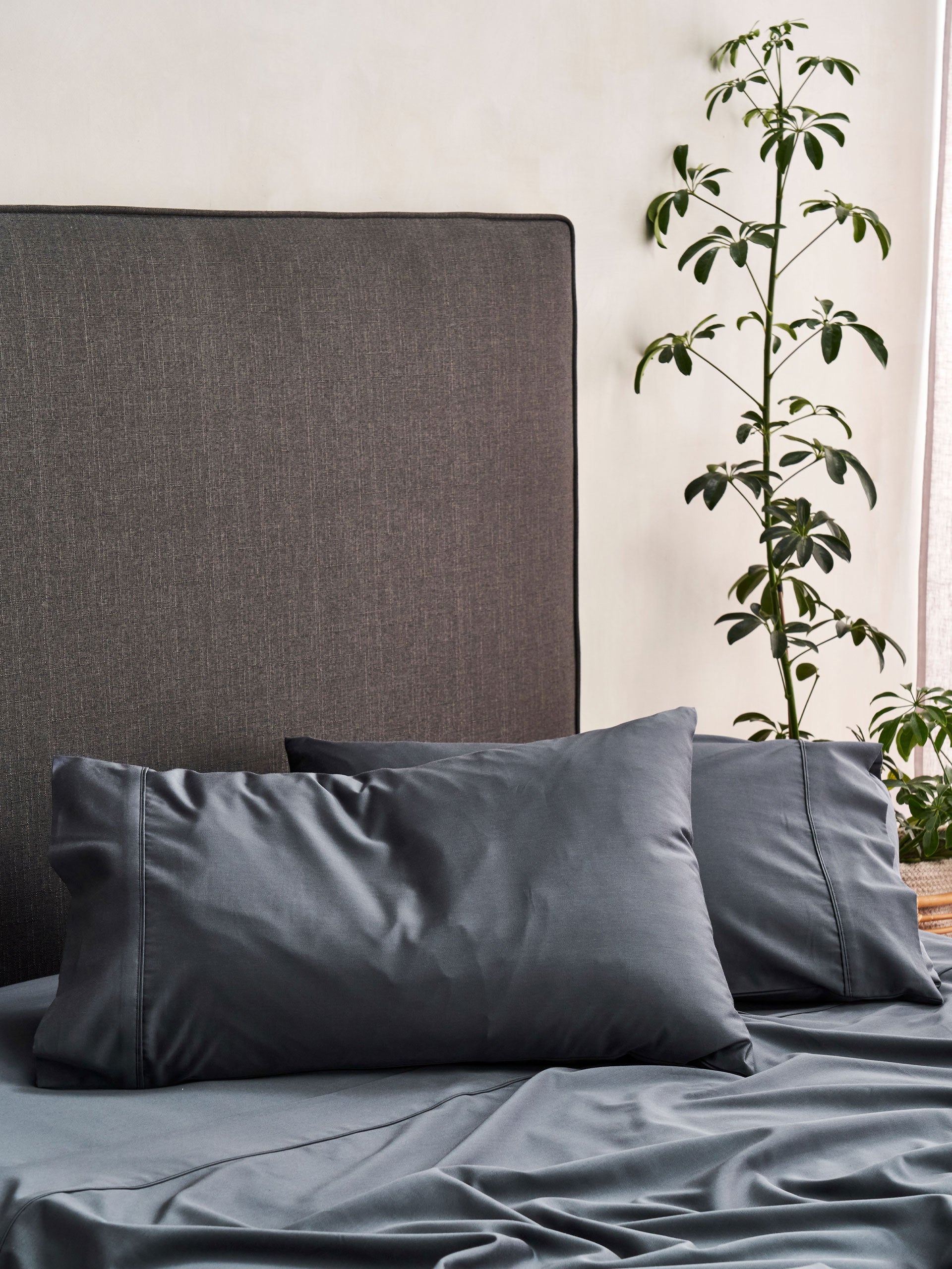 Haven Slate Standard Pillowcase