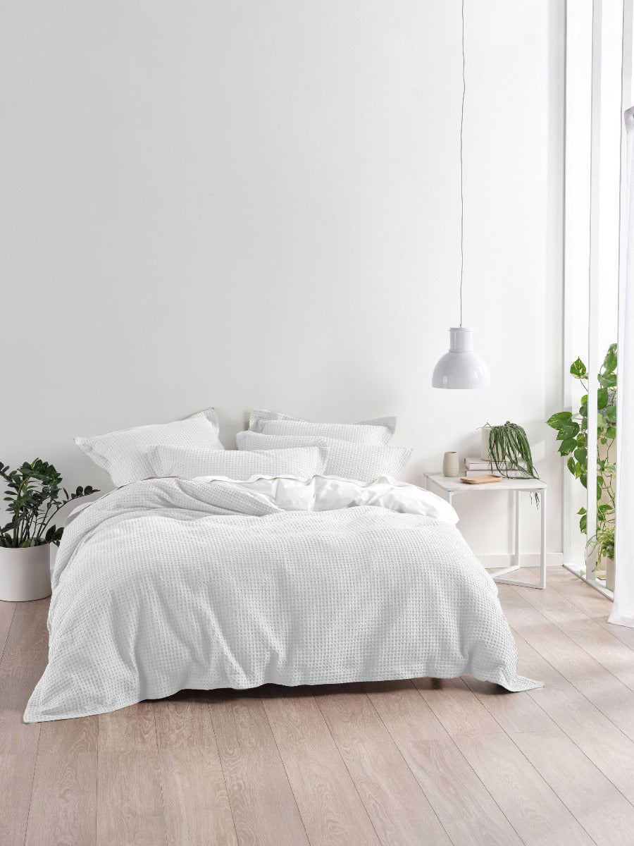 Deluxe Waffle Quilt Cover Set