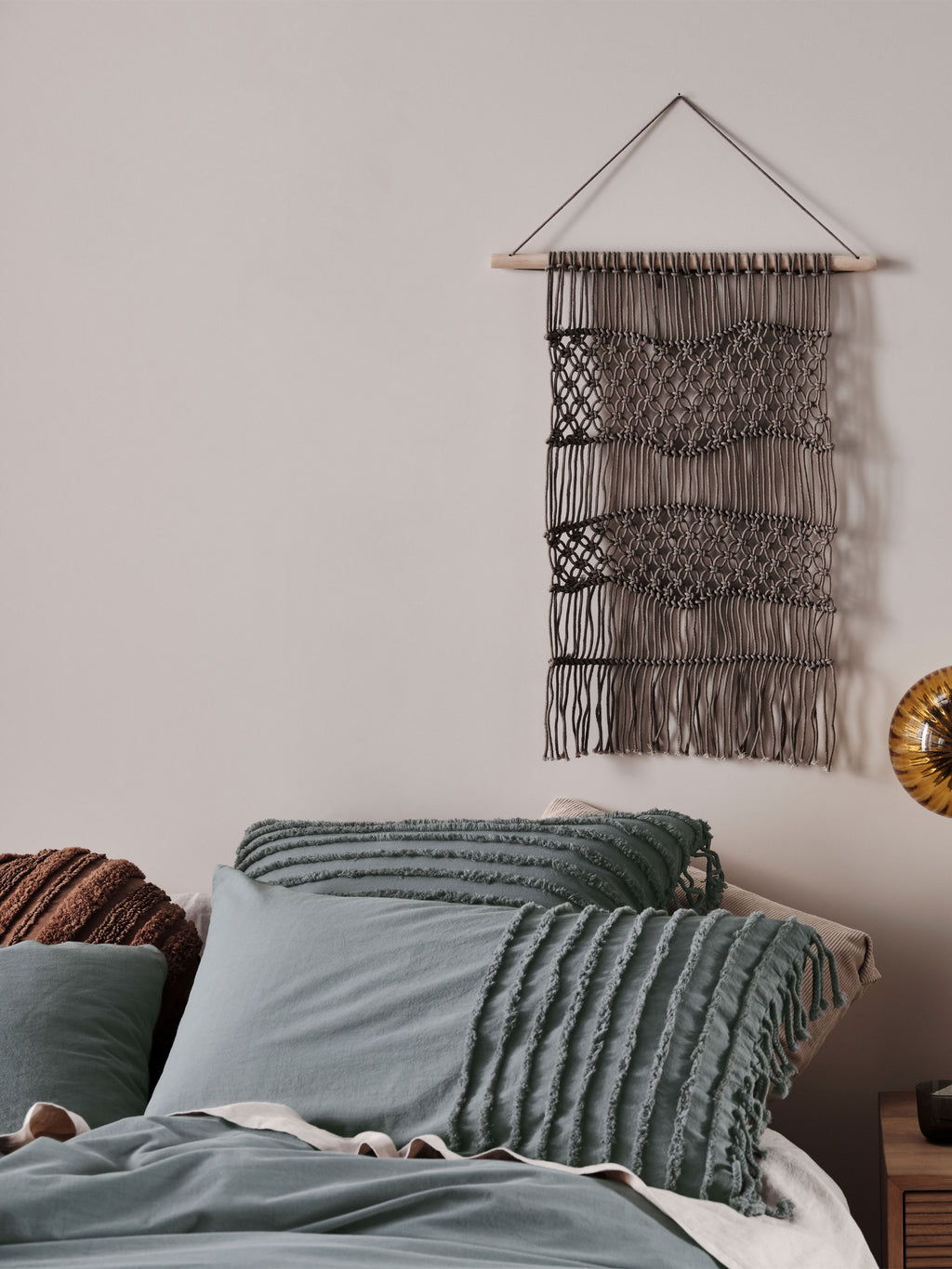 Farah Espresso Wall Hanging