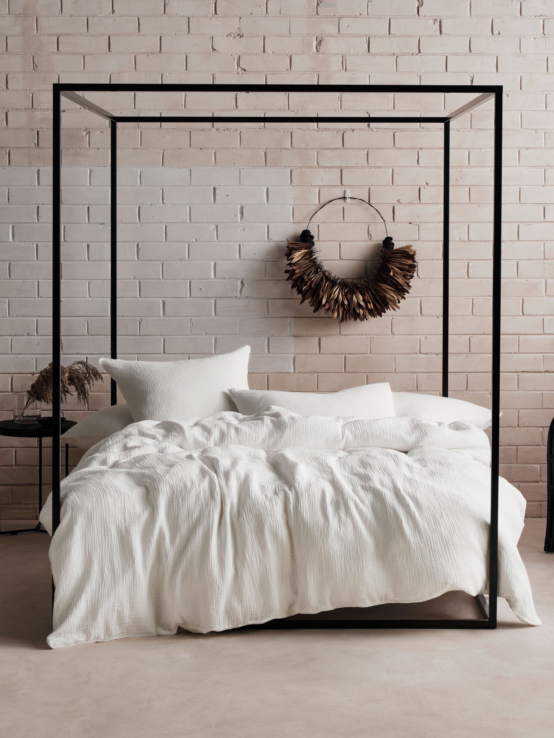 Elysian White Quilt Cover Set