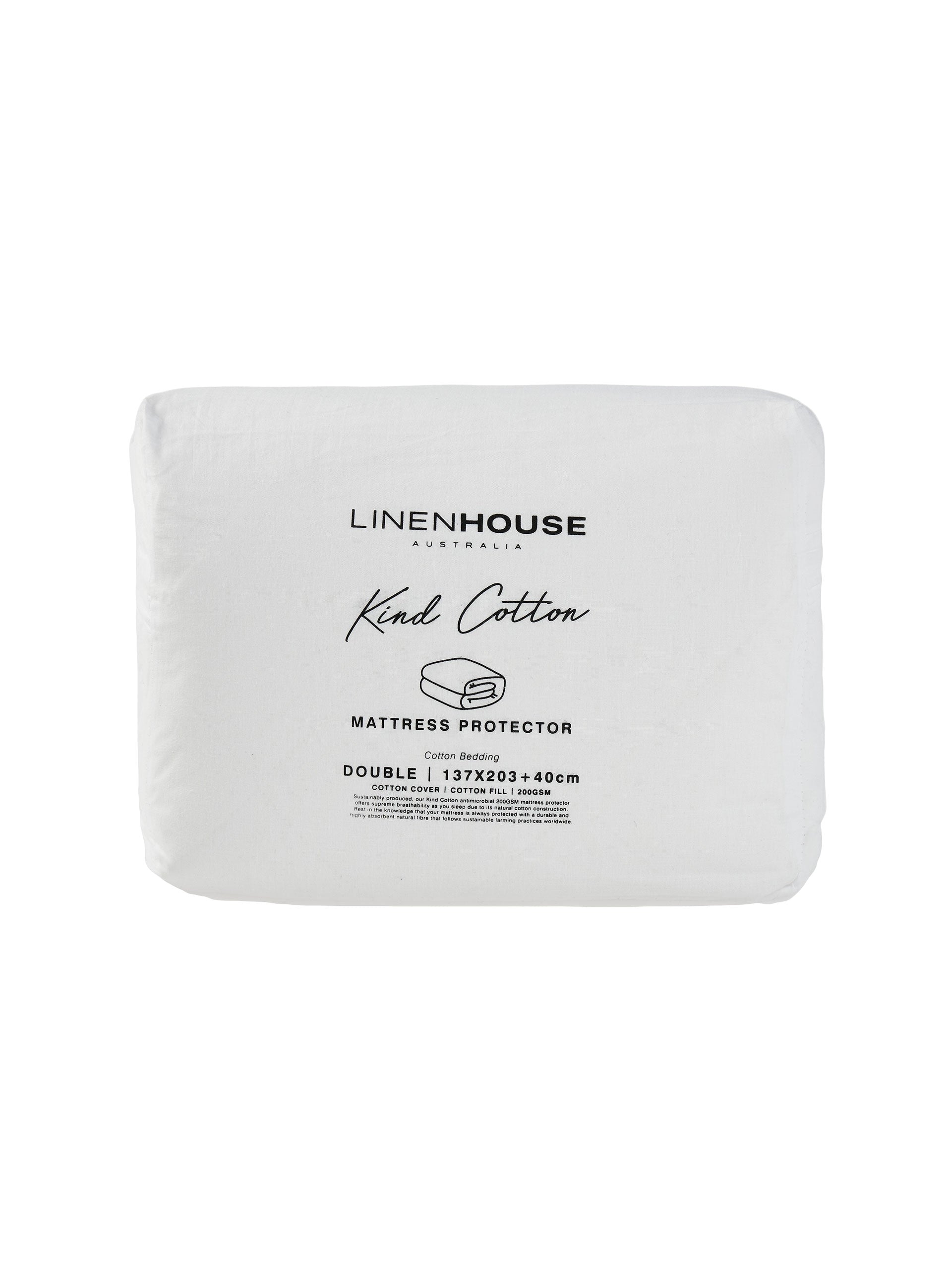 Kind Cotton Mattress Protector - 200 GSM