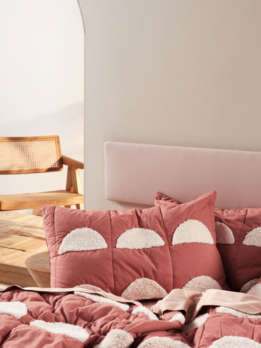 Moonrise Paprika Pillow Sham Set
