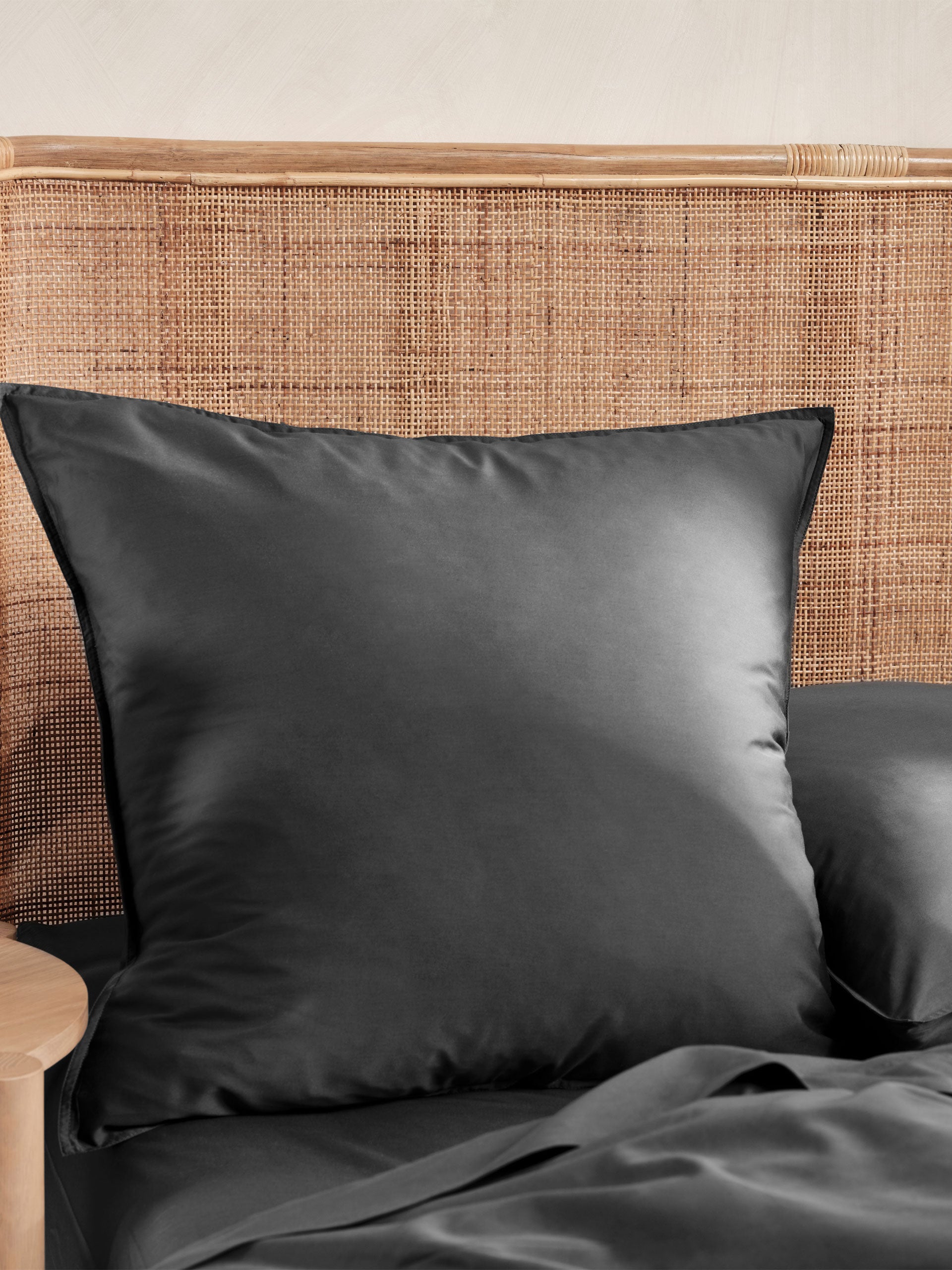 Nara Charcoal European Pillowcase