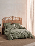 Nara Moss Quilt Cover Set