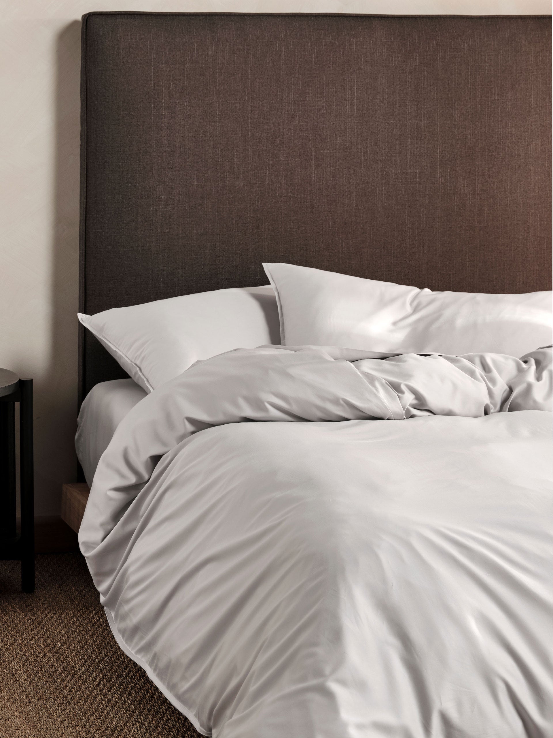 Nara Silver Quilt Cover Set