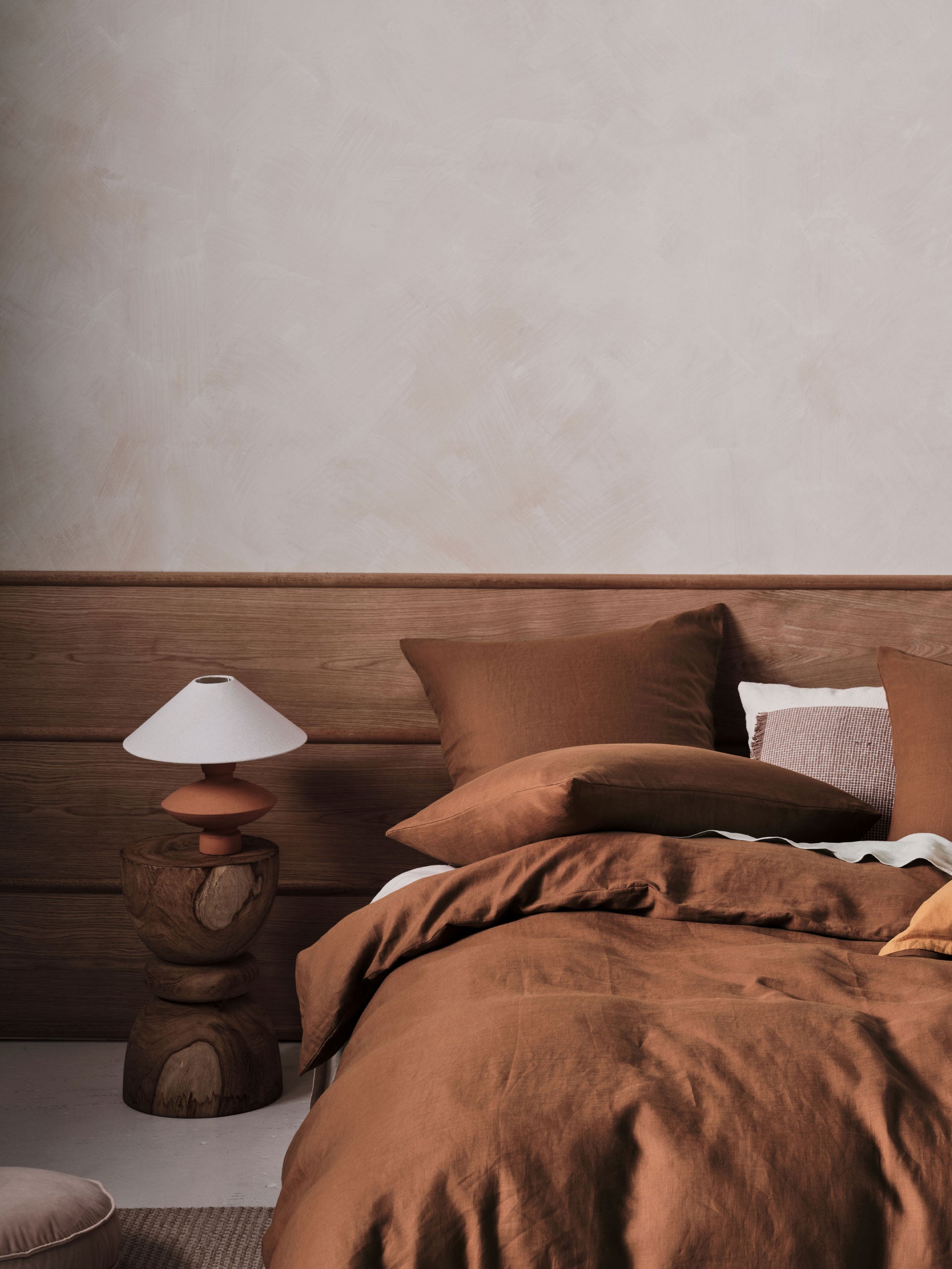 Nimes Cinnamon Quilt Cover Set