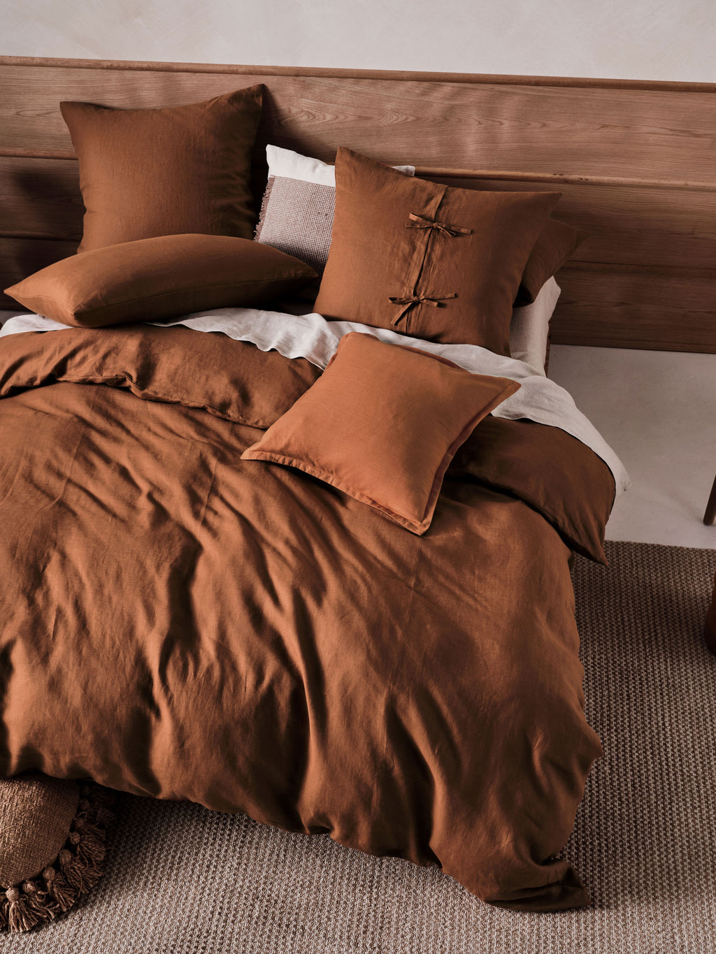 Nimes Cinnamon Quilt Cover Set