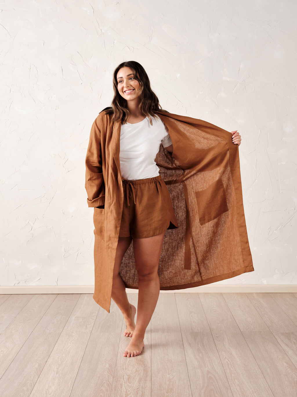 Nimes Cinnamon Shorts