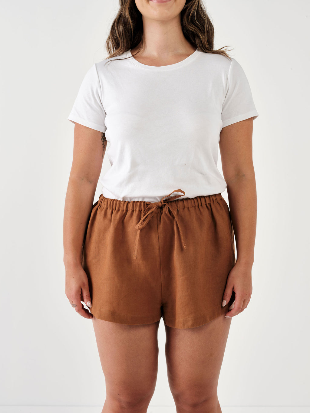 Nimes Cinnamon Shorts