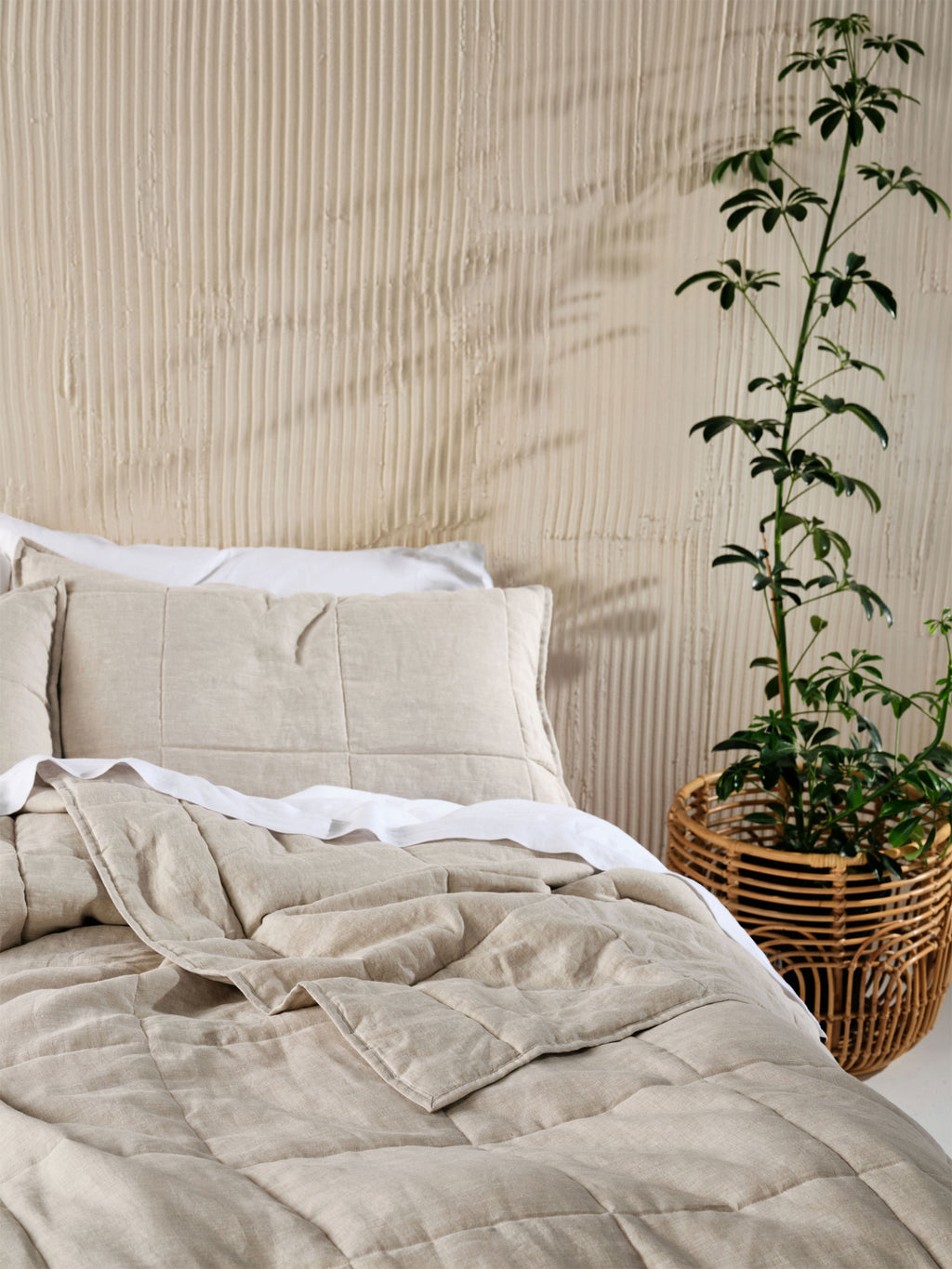 Nimes Natural Coverlet