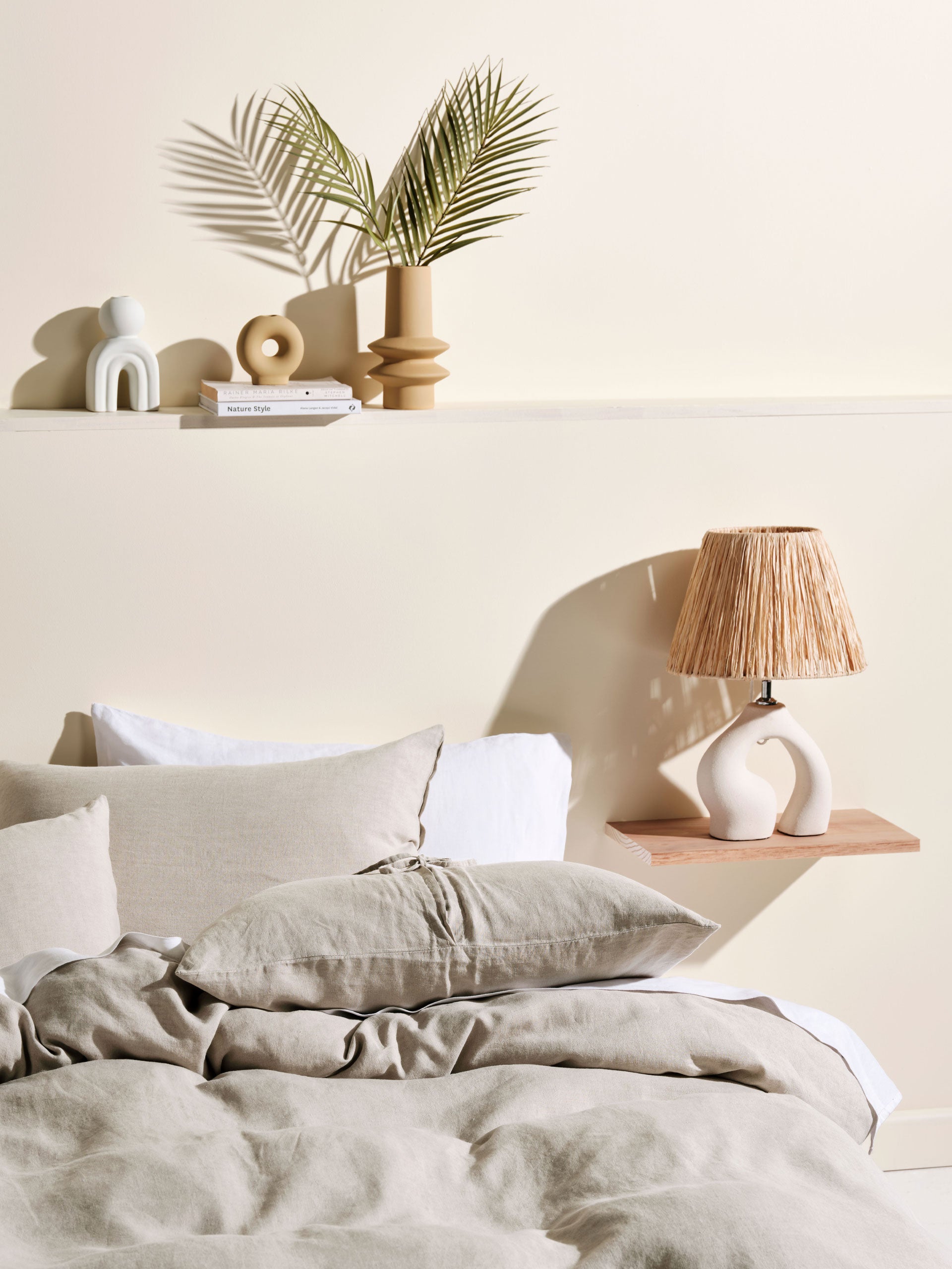 Nimes Natural Quilt Cover Set