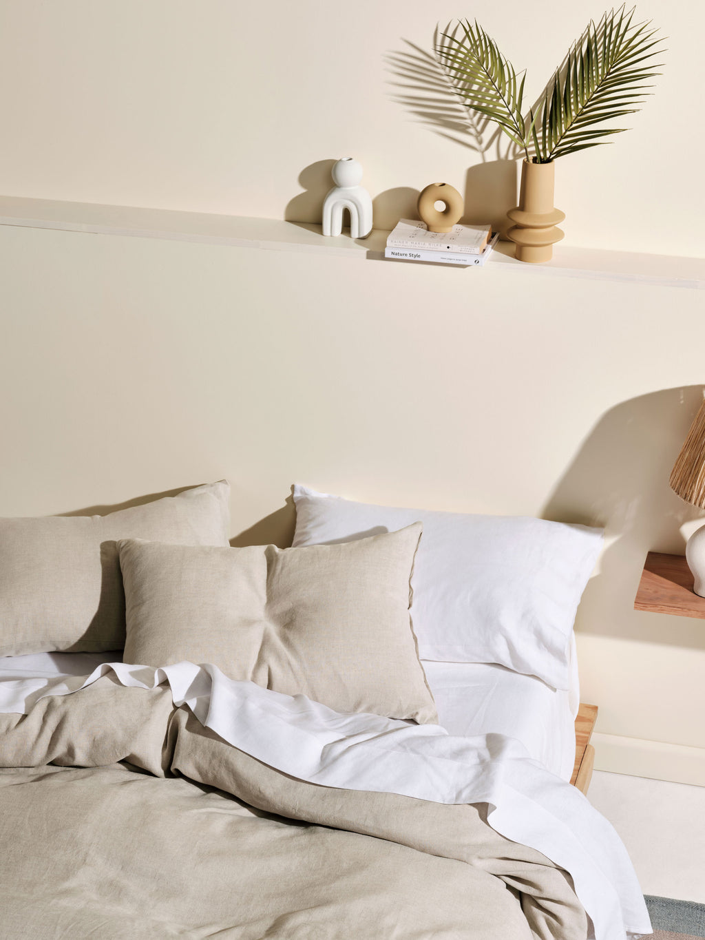 Nimes Natural Quilt Cover Set