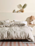 Nimes Natural Quilt Cover Set