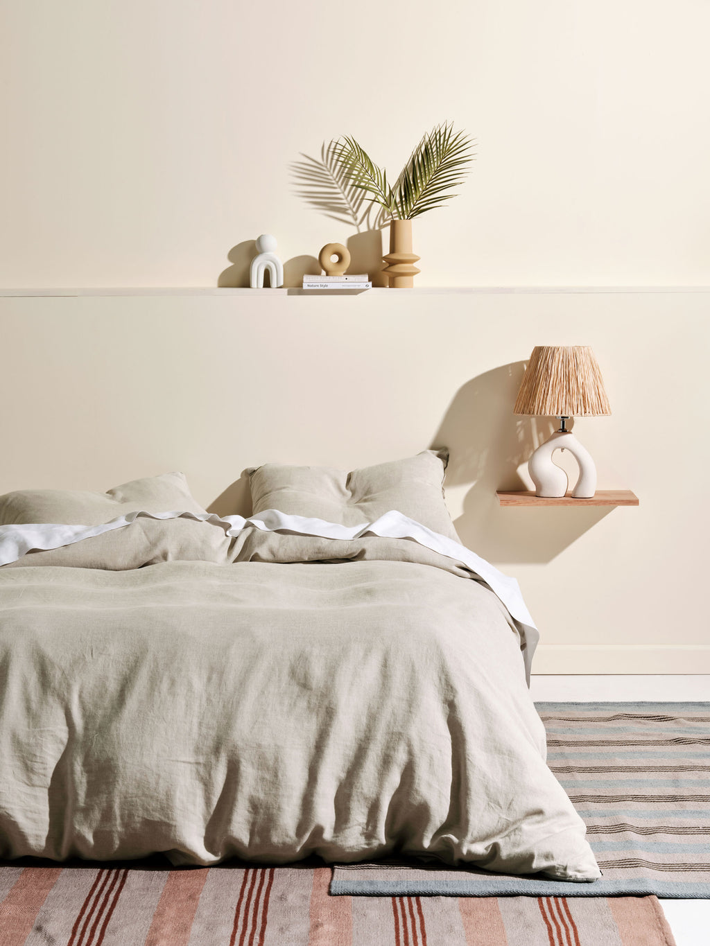 Nimes Natural Quilt Cover Set