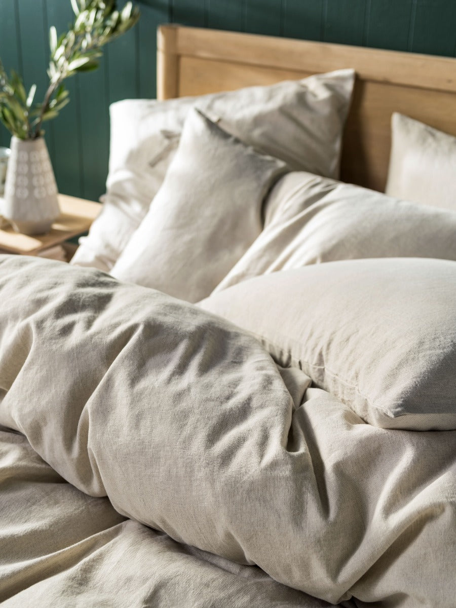 Nimes Natural Quilt Cover Set