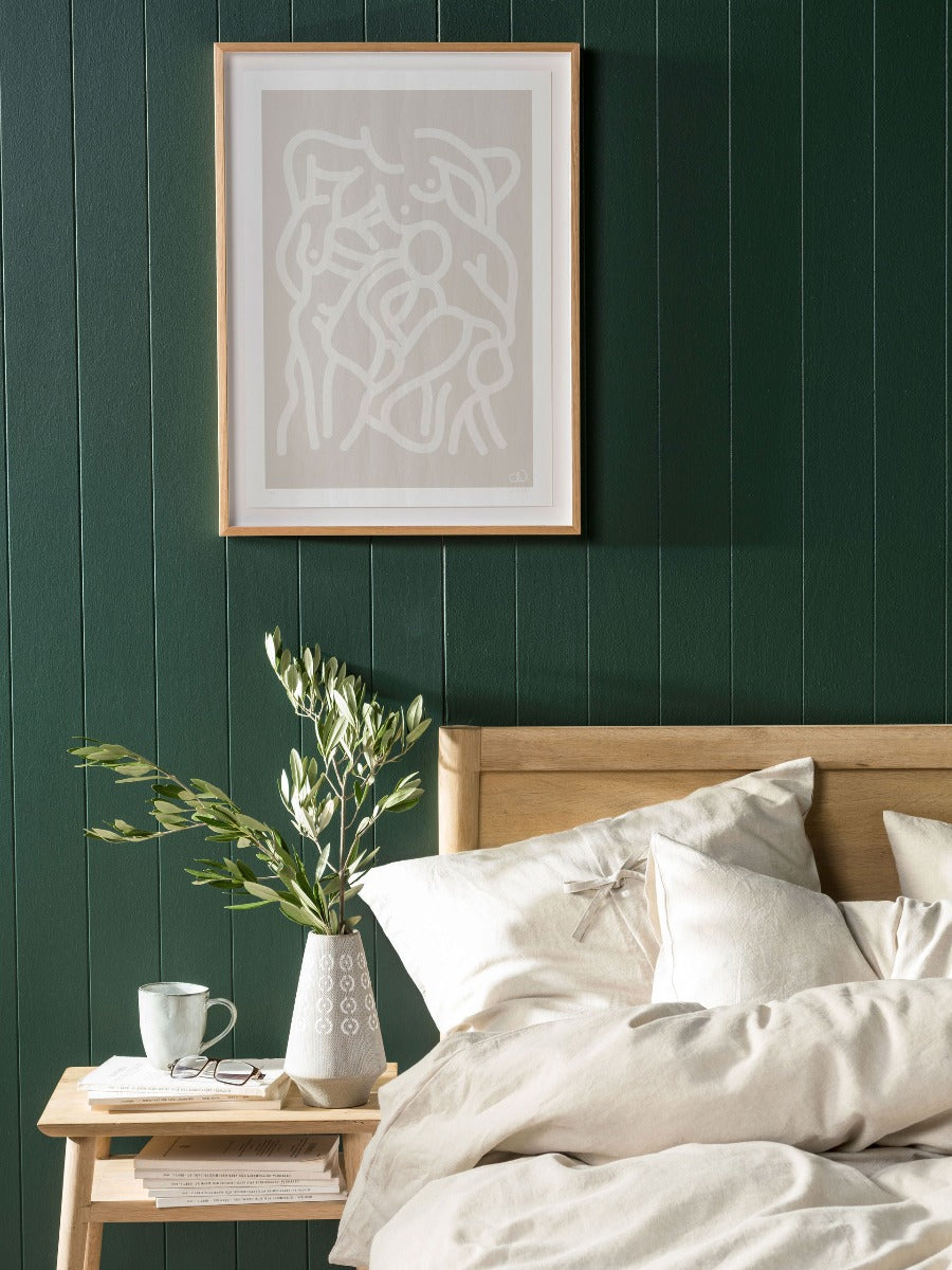 Nimes Natural Quilt Cover Set