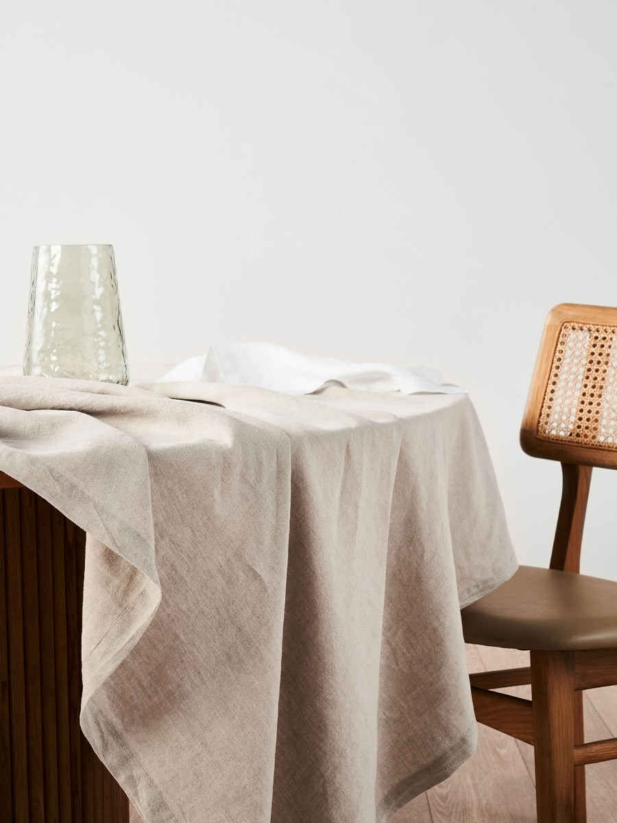 Nimes Natural Square Tablecloth