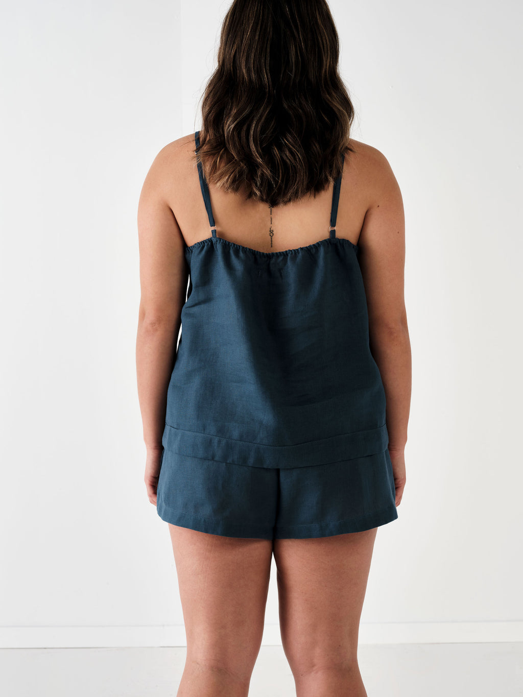 Nimes Navy Shorts