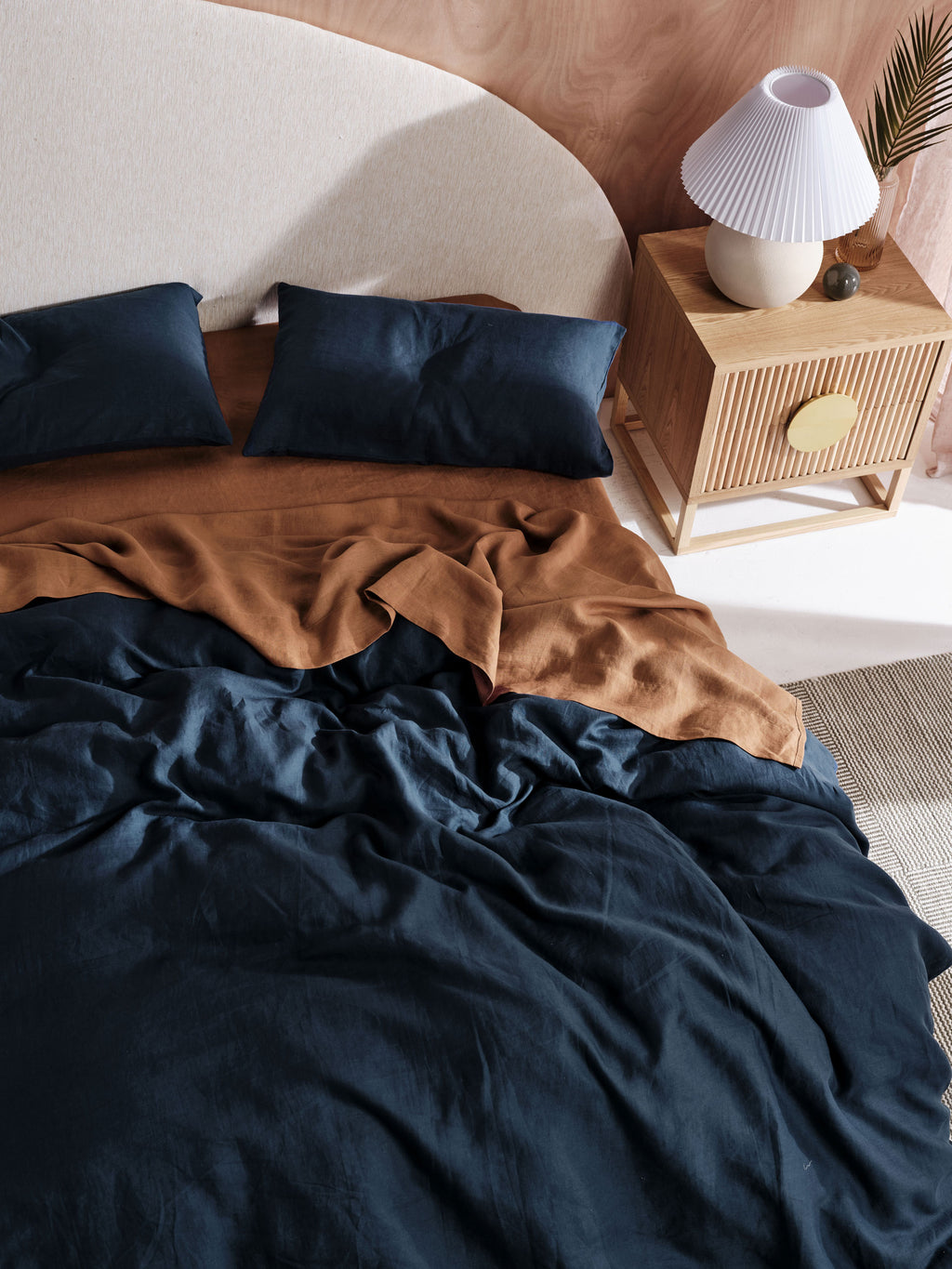 Nimes Navy Standard Pillowcase