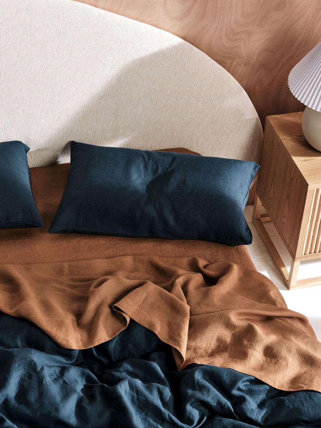 Nimes Navy Standard Pillowcase