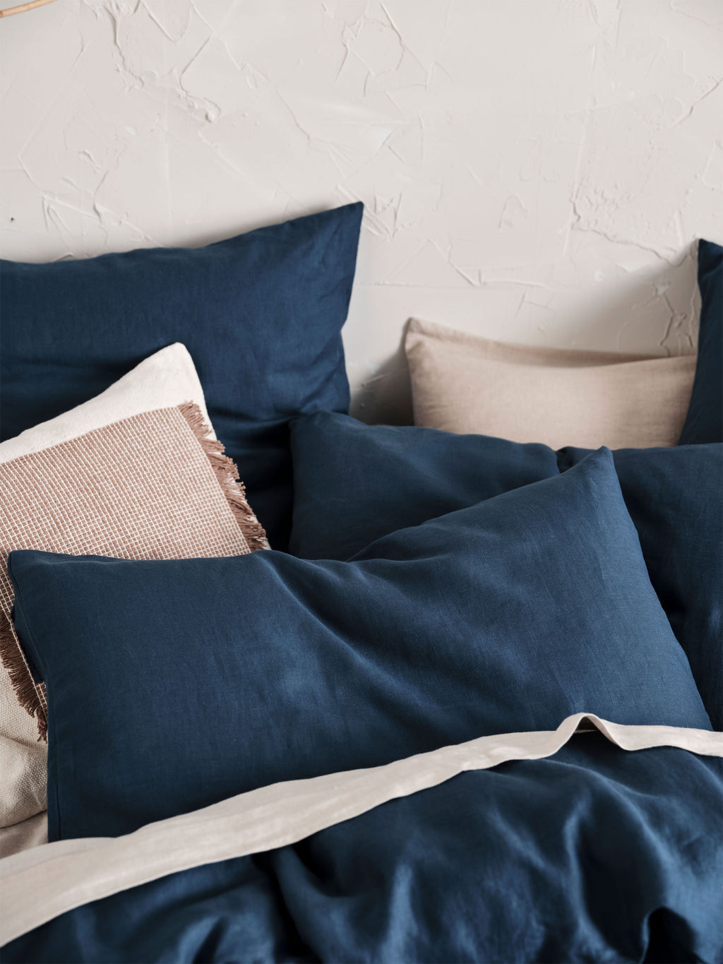 Nimes Navy Standard Pillowcase